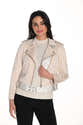 Veste En Similicuir Pour Femme - Style Motard Vintage, Col Montant, Fermeture éclair - Taille Plus Disponible - 8
