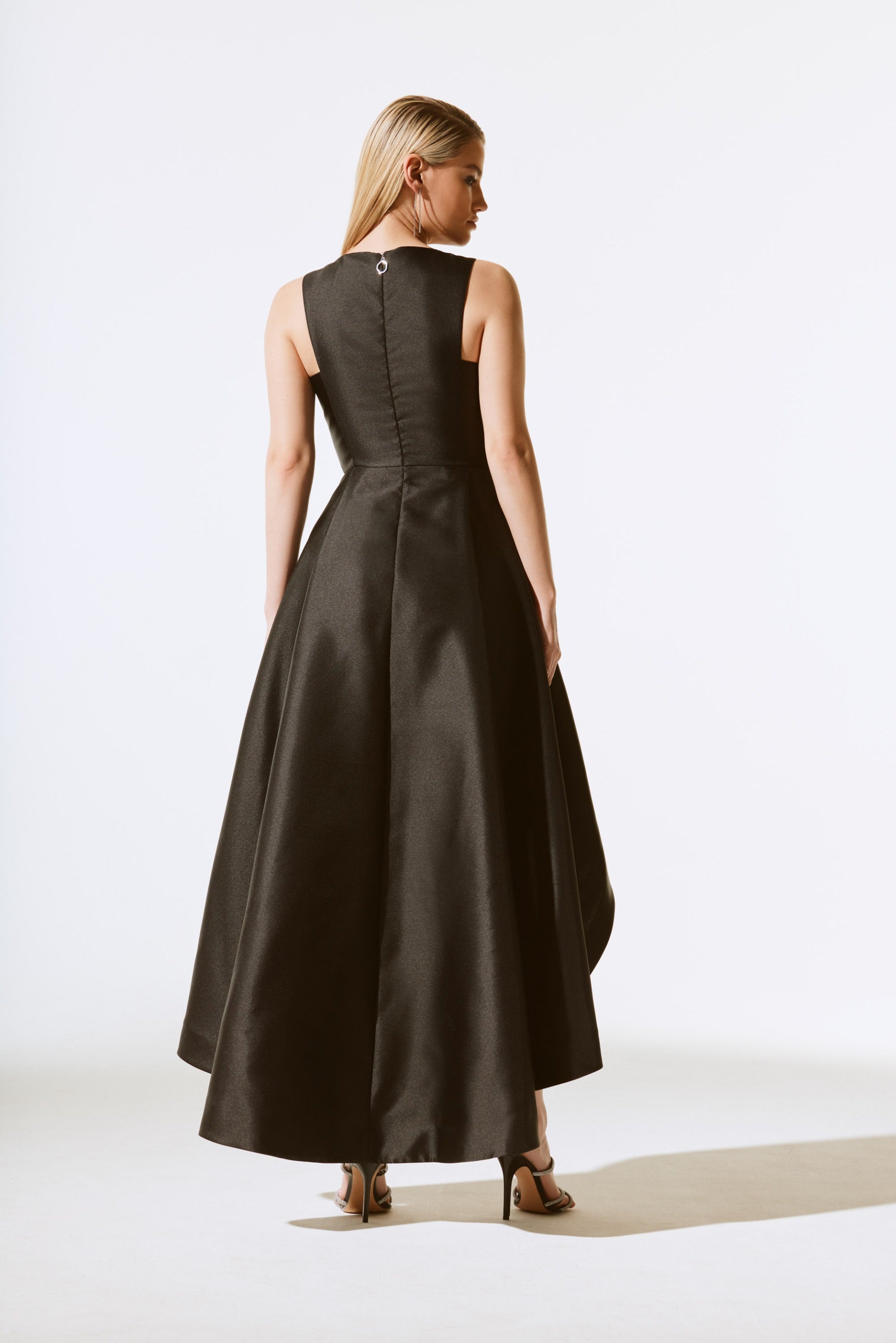 Joseph Ribkoff Black Fit And Flare Gown Style 243765 Joseph Ribkoff Black Fit And Flare Gown Style 243765