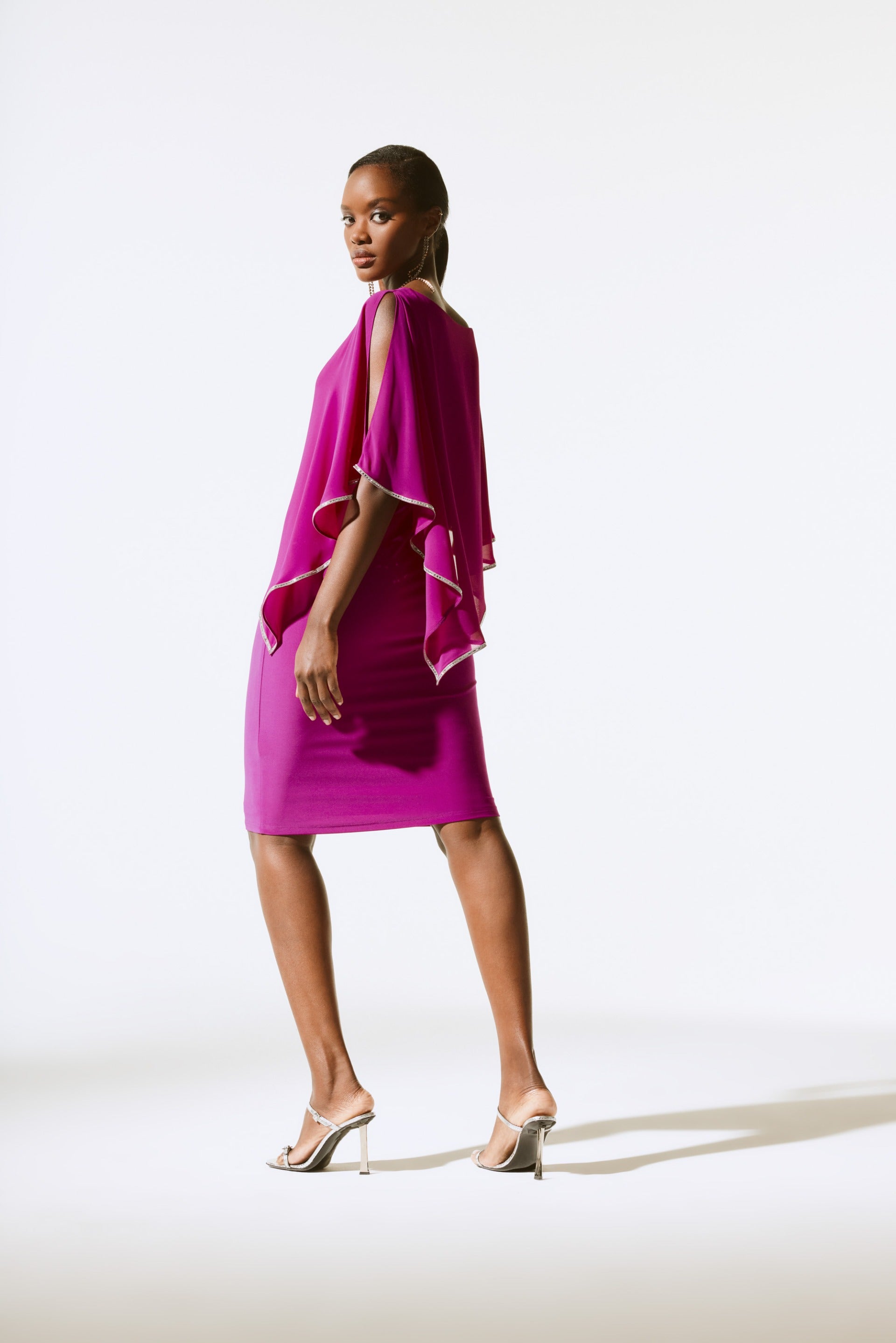 Joseph Ribkoff Empress Poncho Dress Style 243797 – DECABANA