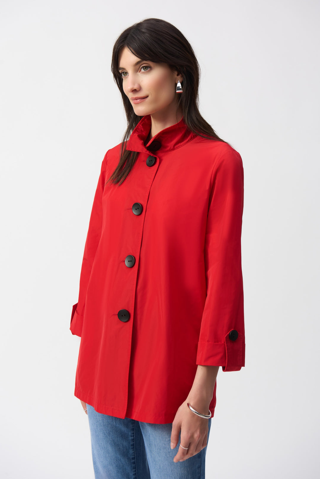 Joseph Ribkoff Radiant Red Trapeze Jacket Style 251018