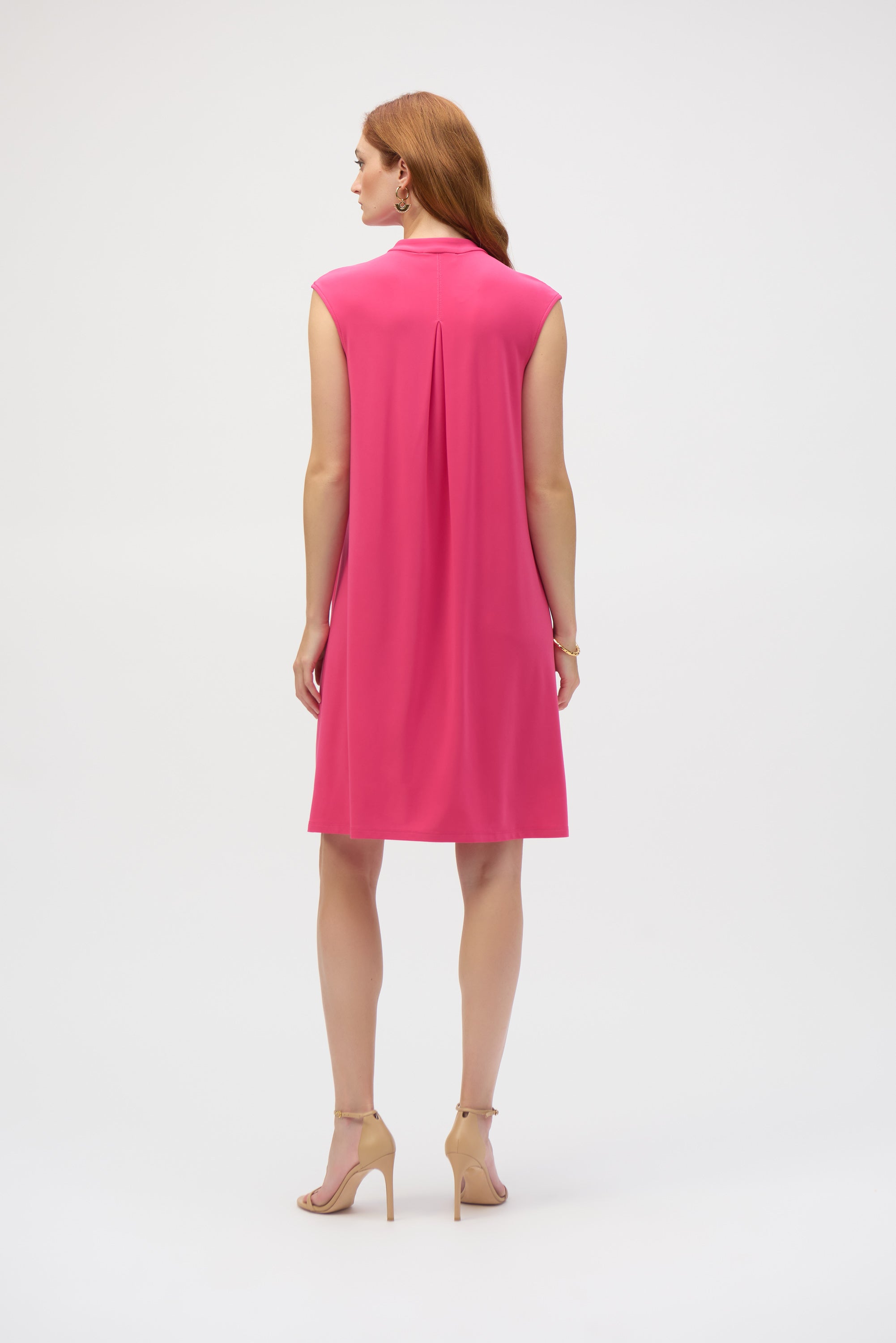 Joseph Ribkoff Geranium Silky Knit Sleeveless Trapeze Dress Style 252190 Joseph Ribkoff Geranium Silky Knit Sleeveless Trapeze Dress Style 252190