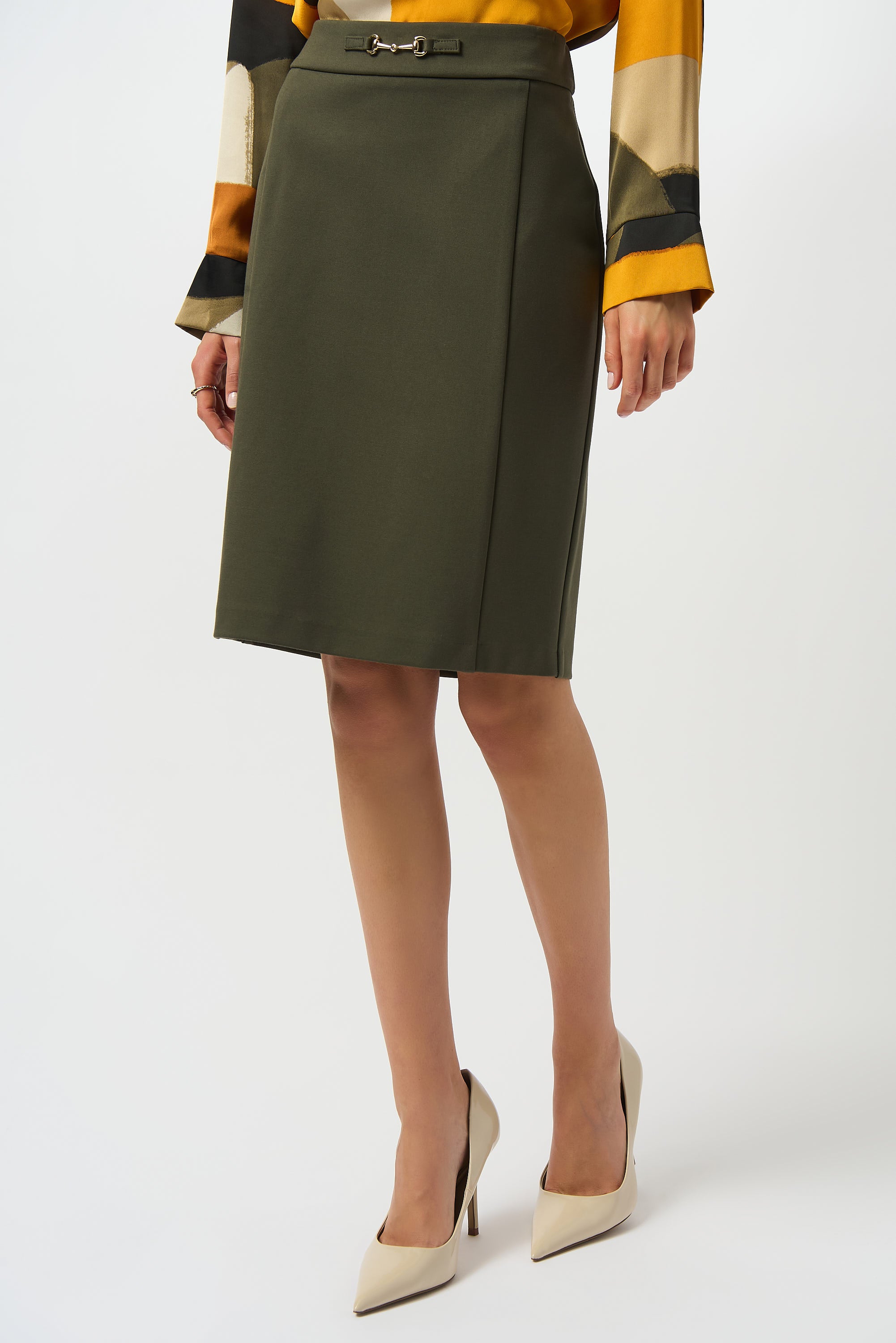 Joseph Ribkoff Heavy Knit Straight Pull-On Skirt Style 253035 – DECABANA