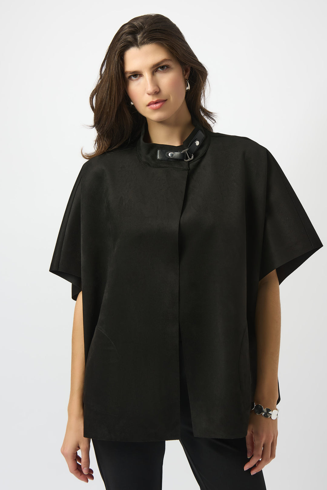 Joseph Ribkoff Black Poncho Cover-Up Style 253240