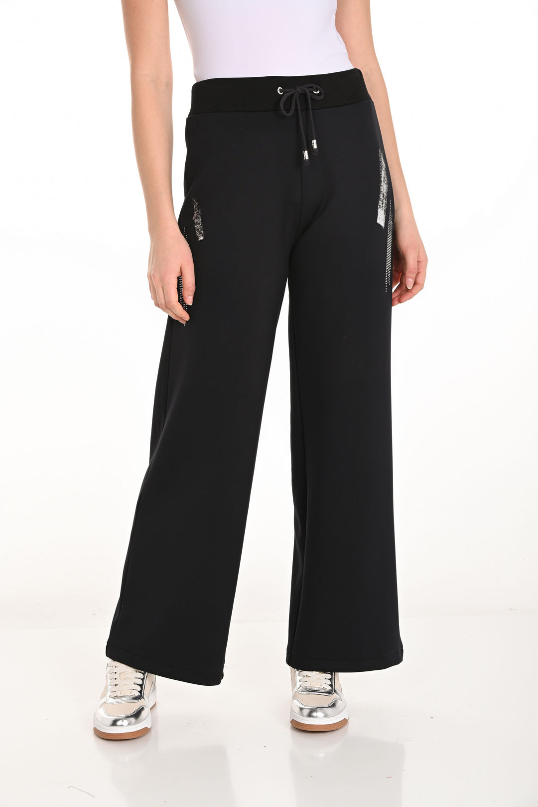 Frank Lyman Relaxed Fit Trousers with Drawstring Style 253775