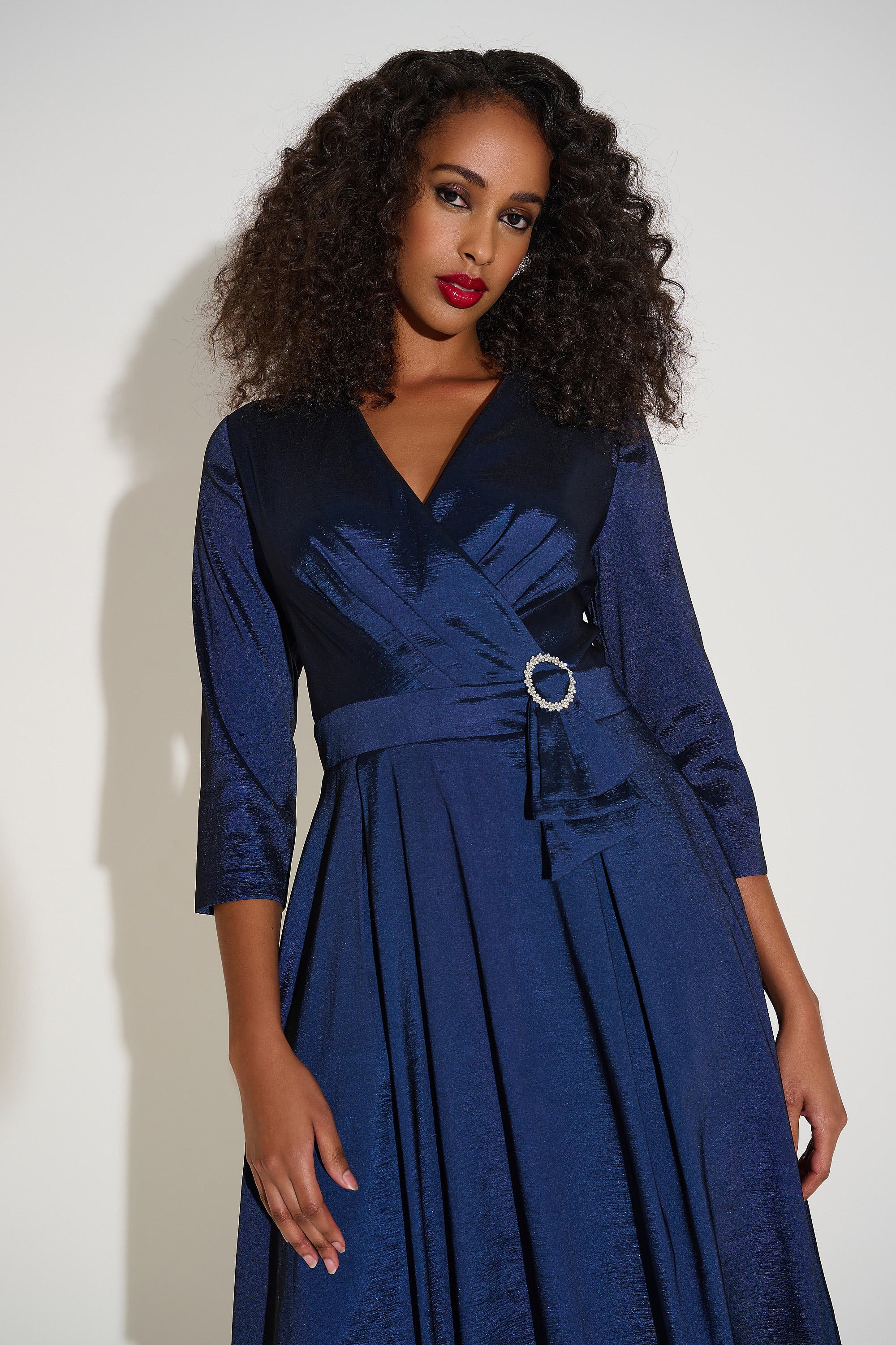 Joseph Ribkoff Stretch Taffeta Fit & Flare Dress Style 253777 Joseph Ribkoff Stretch Taffeta Fit & Flare Dress Style 253777