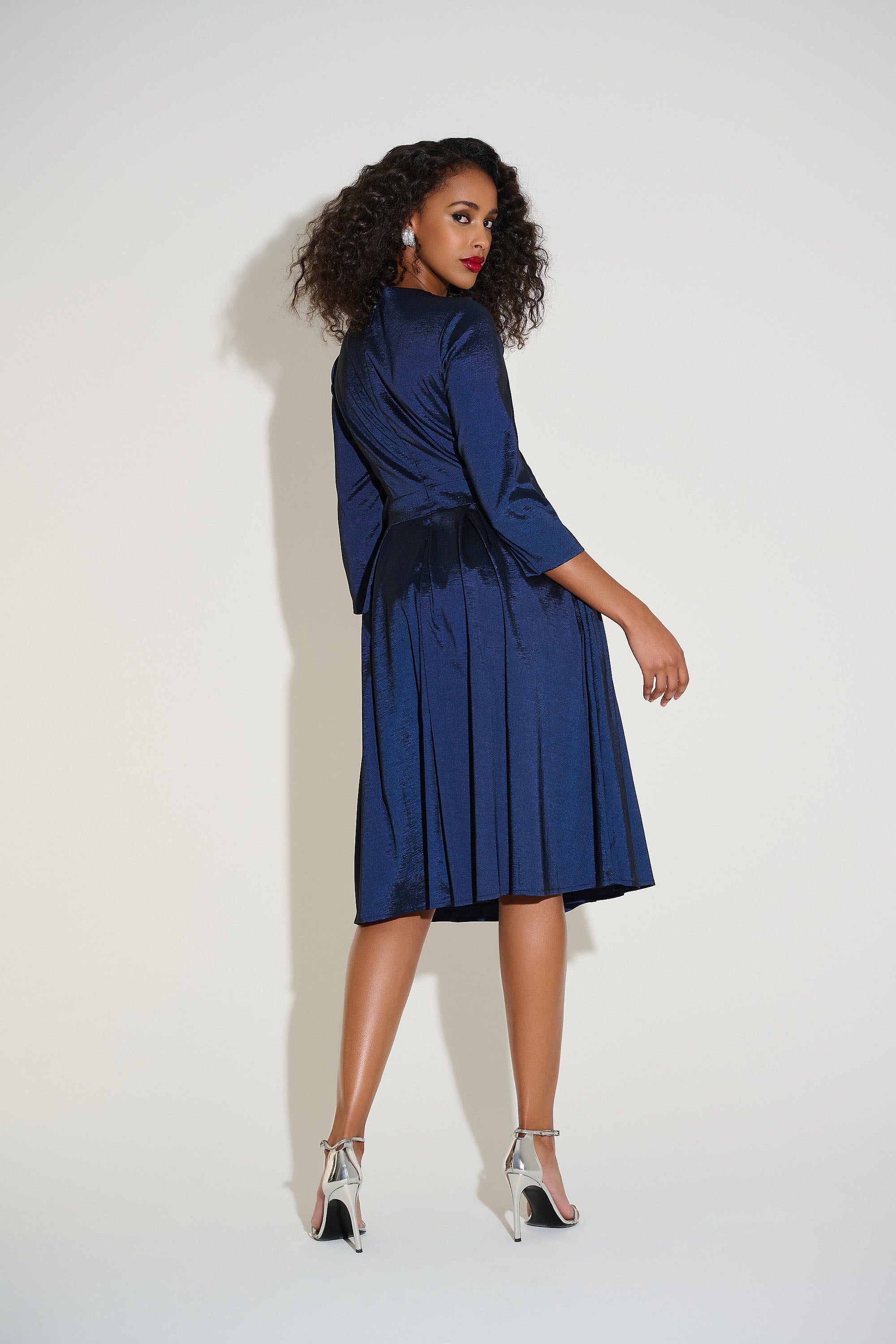 Joseph Ribkoff Stretch Taffeta Fit & Flare Dress Style 253777 DECABANA Joseph Ribkoff Stretch Taffeta Fit & Flare Dress Style 253777 DECABANA