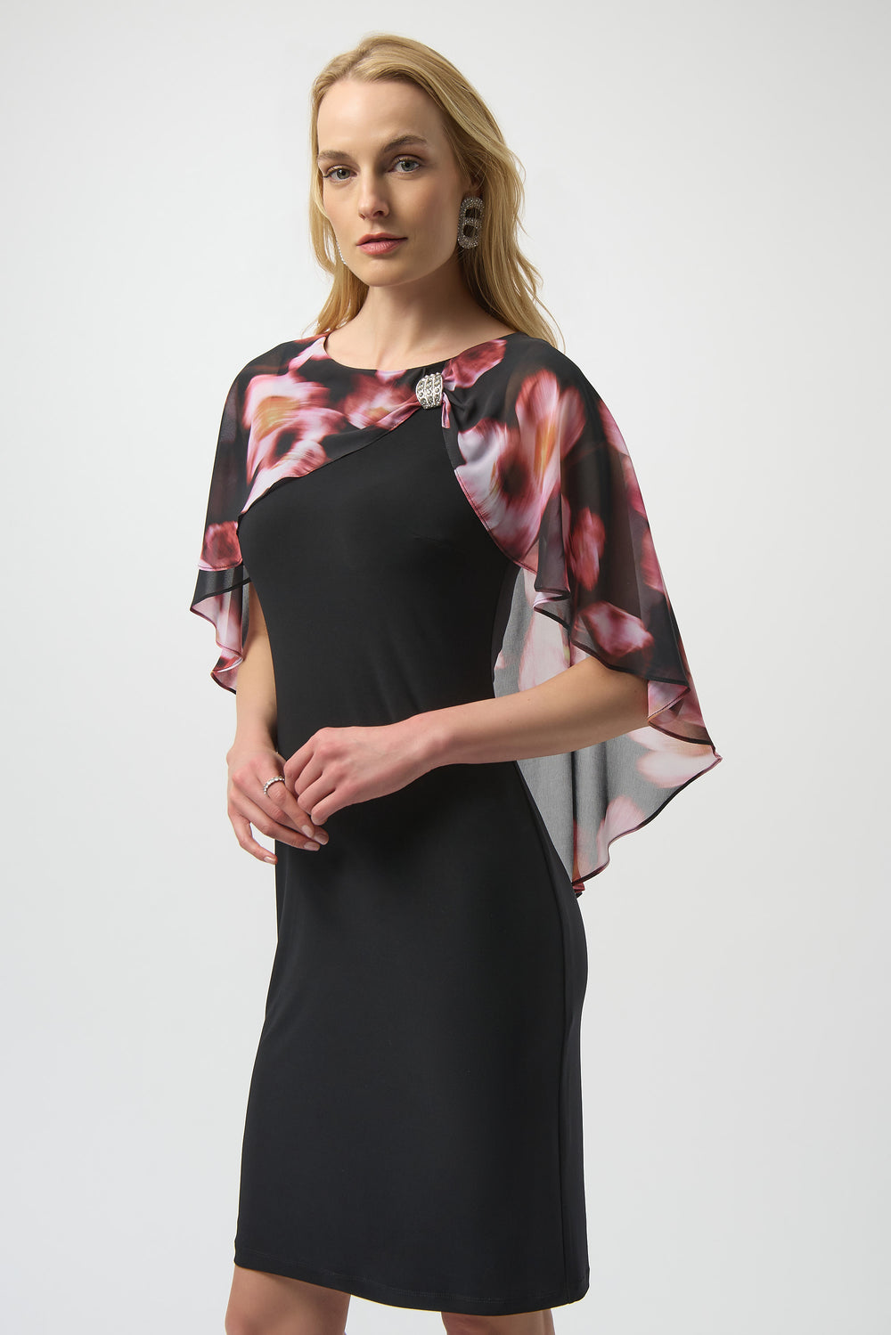 white christmas dresses Joseph Ribkoff Floral Chiffon & Silky Knit Layered Dress Style 254164 Black/Multi / 16 white christmas dresses Joseph Ribkoff Floral Chiffon & Silky Knit Layered Dress Style 254164 Black/Multi / 16
