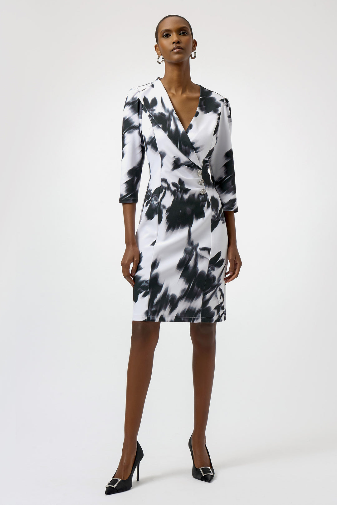 Joseph Ribkoff Floral Print Sheath Dress Style 254171