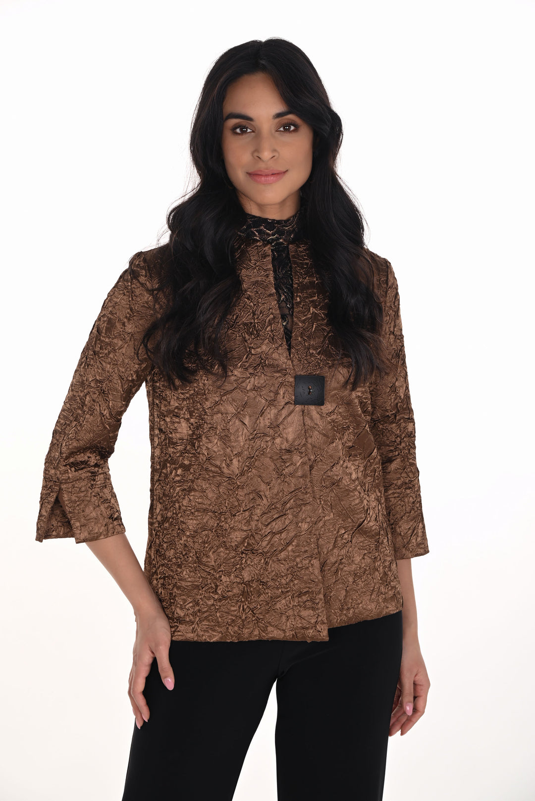 Frank Lyman Textured Copper Jacket Style 254332