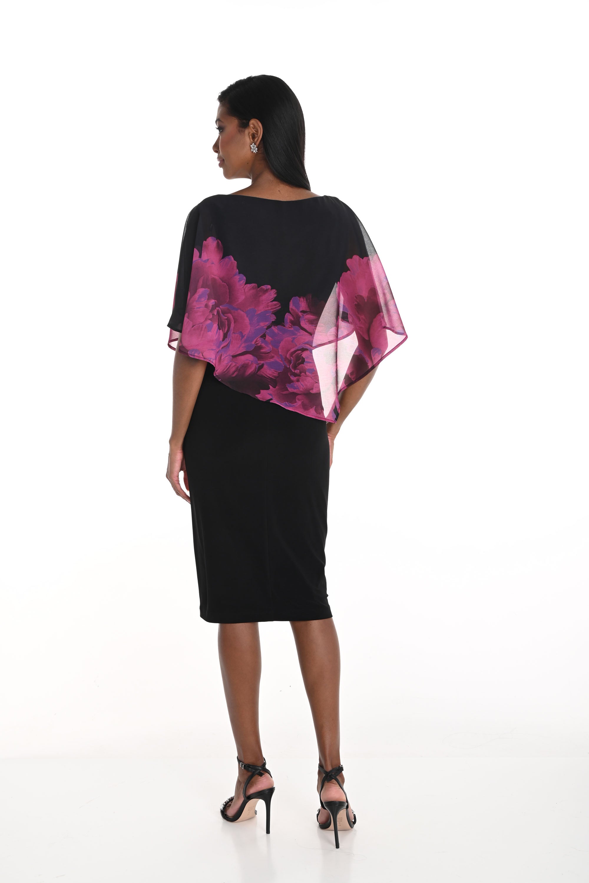 Frank Lyman Floral Knee-Length Shift Dress Style 259348 DECABANA Frank Lyman Floral Knee-Length Shift Dress Style 259348 DECABANA