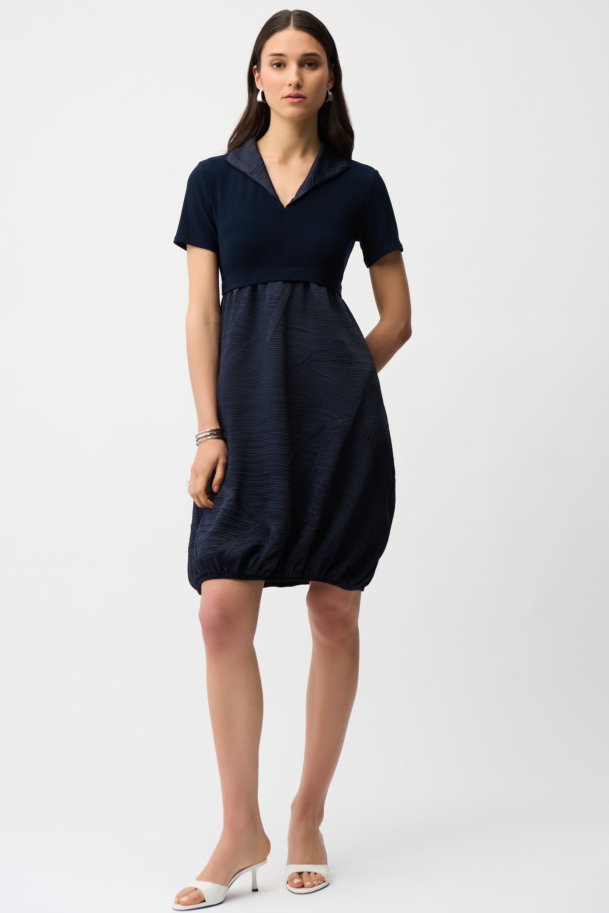 pleated cocoon dress Pleated Cocoon Dress by Black Crane