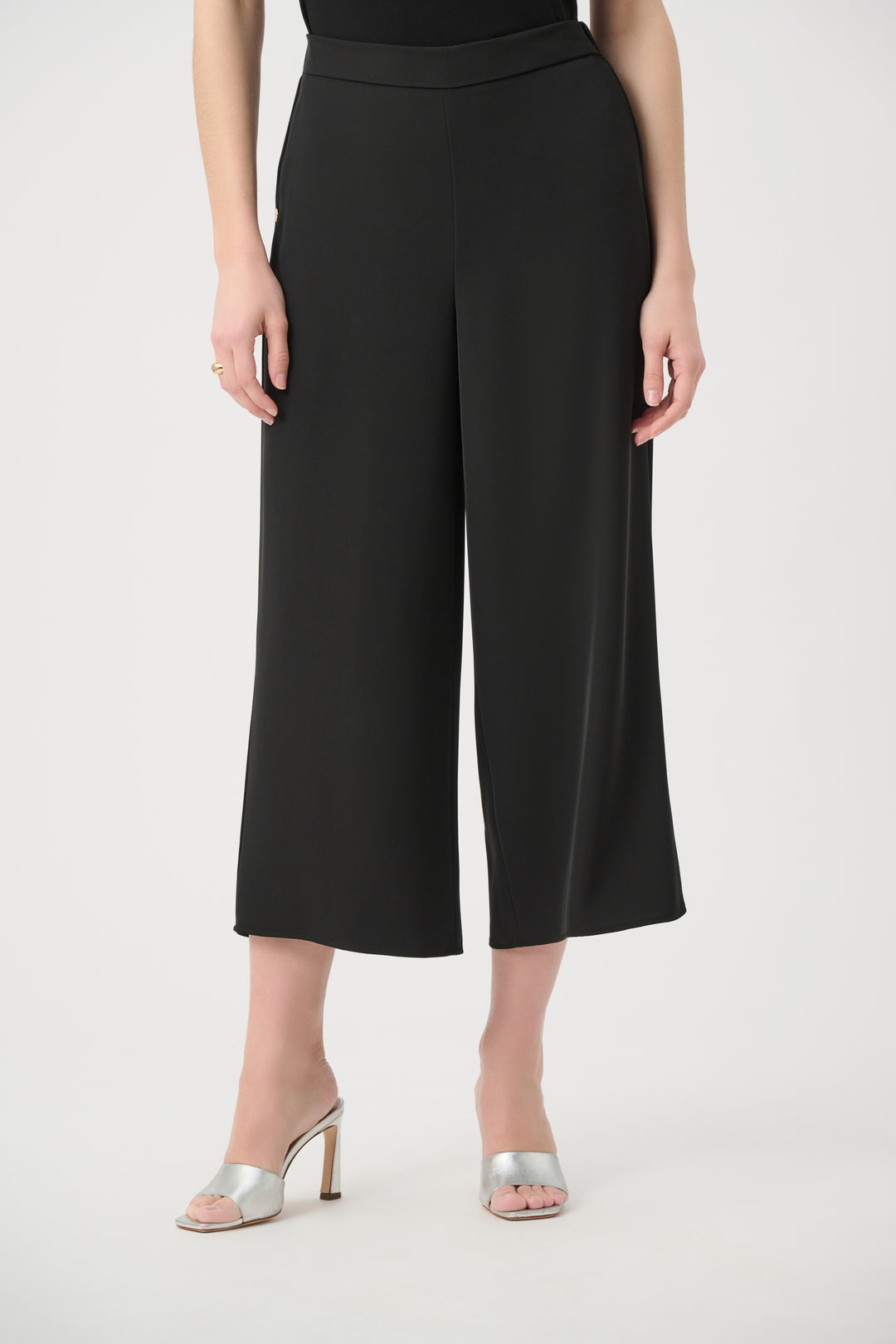 Joseph Ribkoff Woven Twill Pull-On Culotte Pants Style 261121