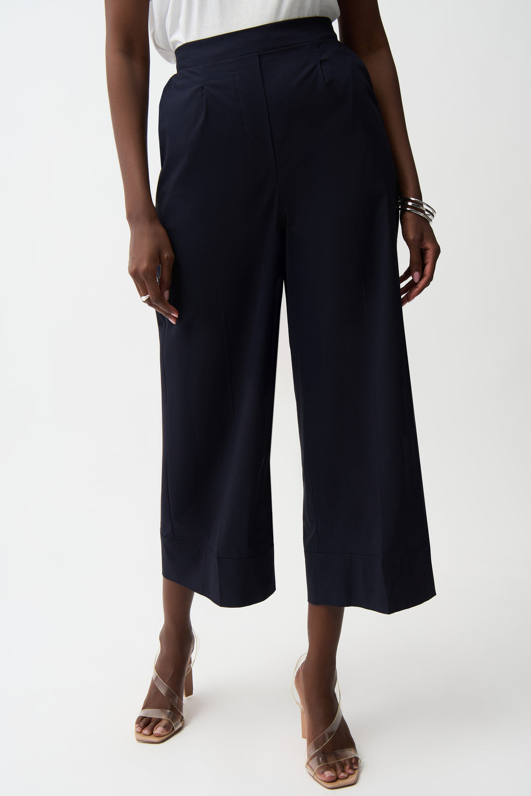 Joseph Ribkoff Pull-On Culotte Pants With Pleats Style 261264