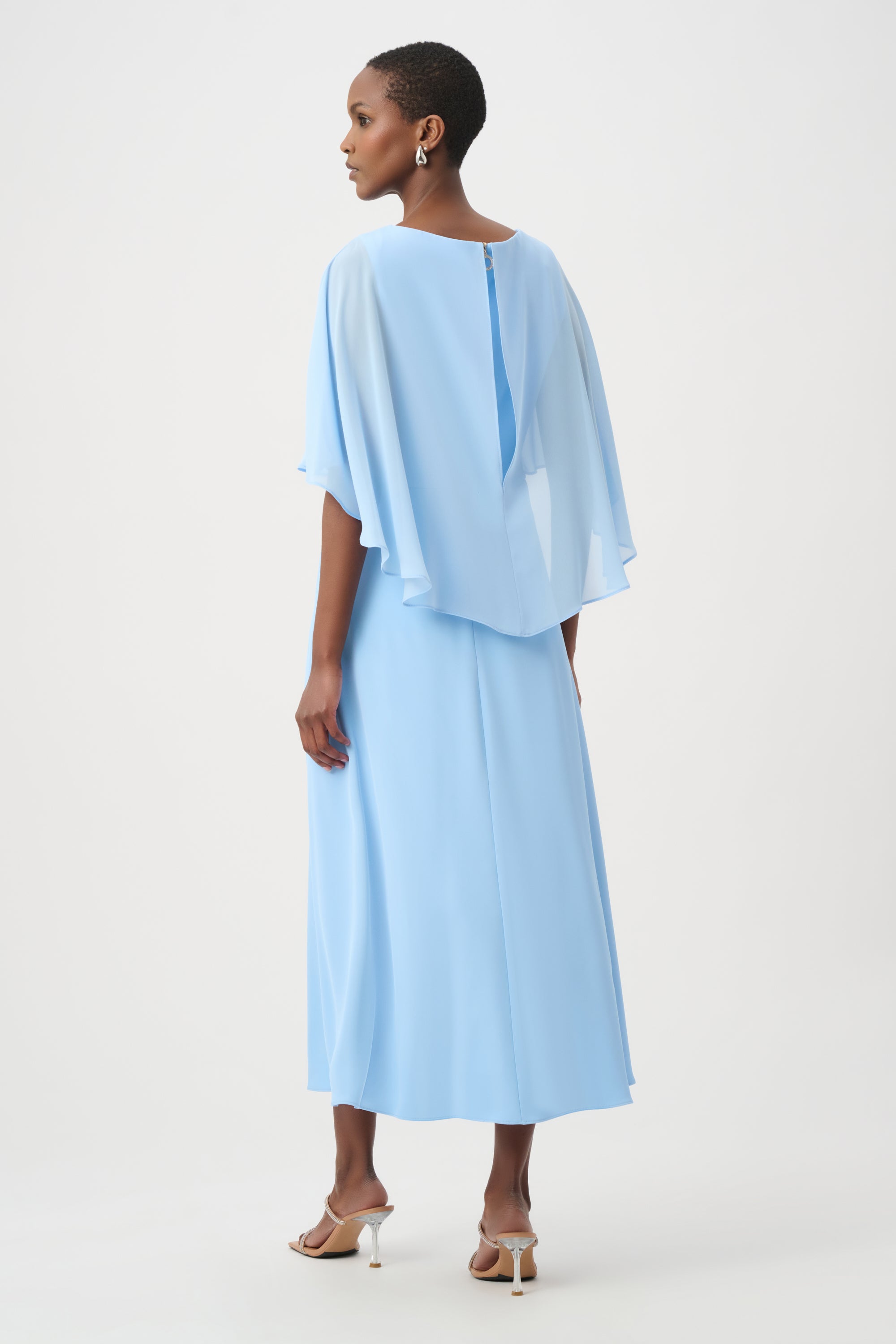 chiffon overlay a line dress Christina Wu Women Green Sleeveless Pleated Chiffon Overlay Maxi Dress Size 8