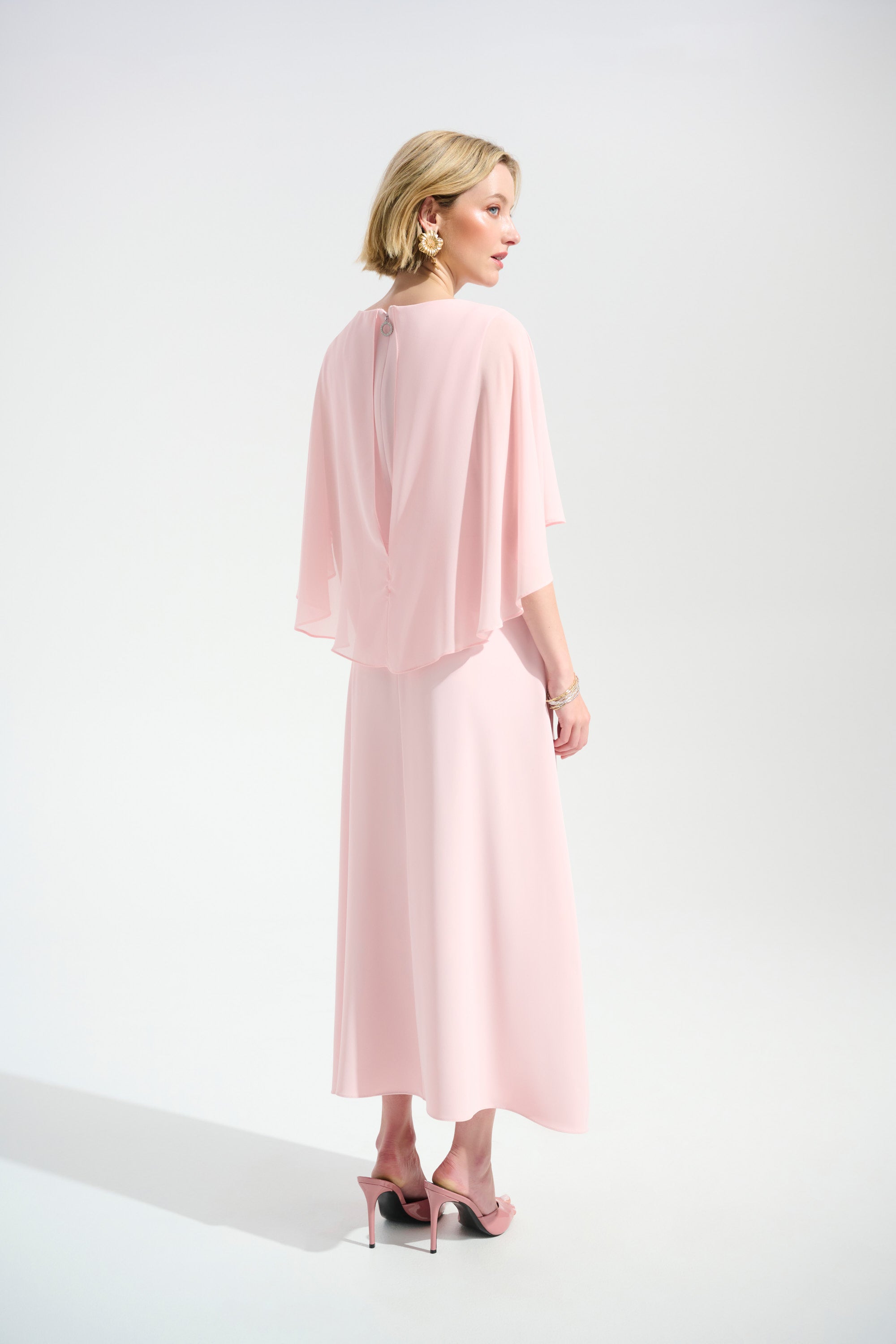 white christmas dresses Joseph Ribkoff A-Line Dress With Chiffon Overlay Style 261708 white christmas dresses Joseph Ribkoff A-Line Dress With Chiffon Overlay Style 261708