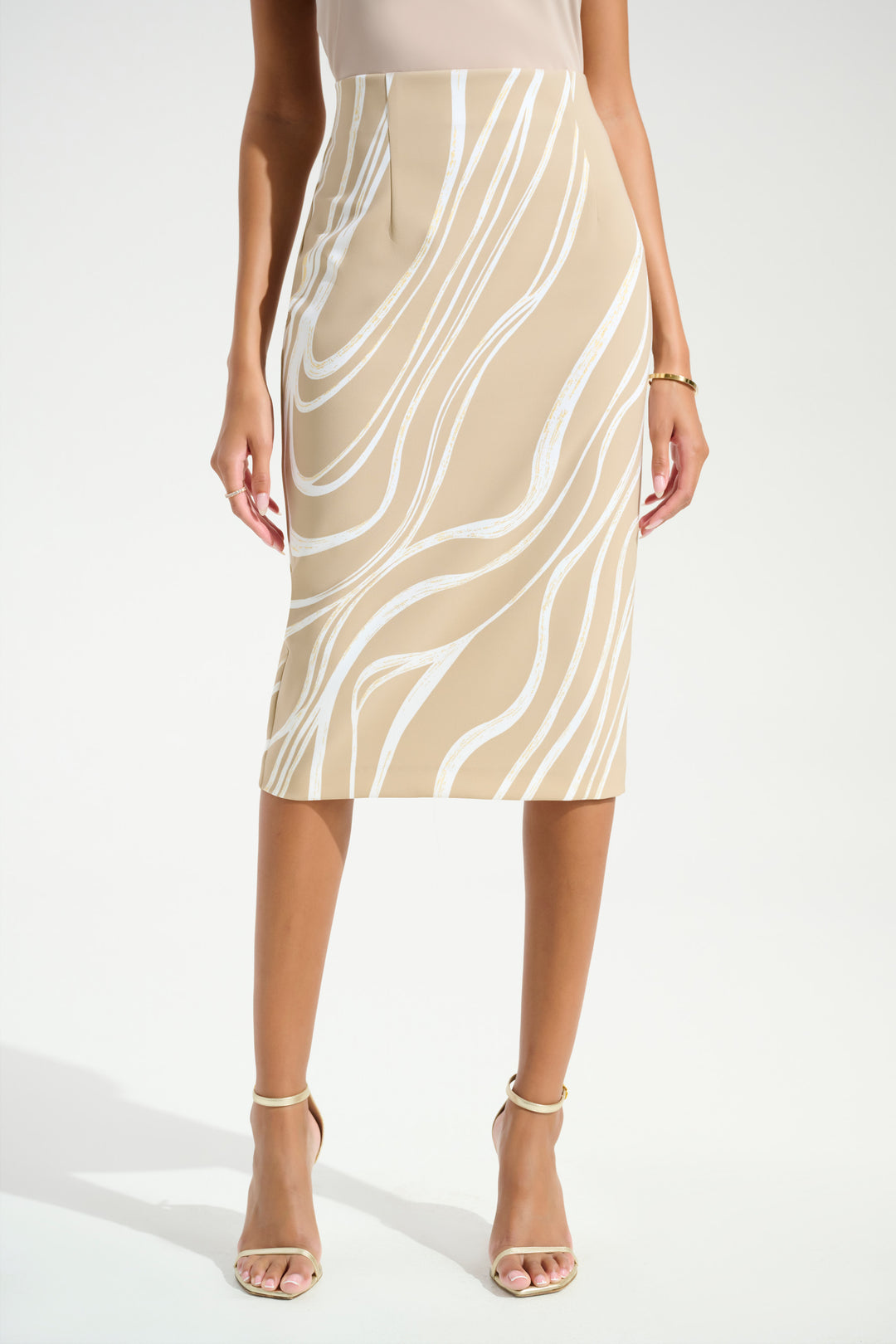 Joseph Ribkoff Abstract Print Pencil Skirt Style 261771