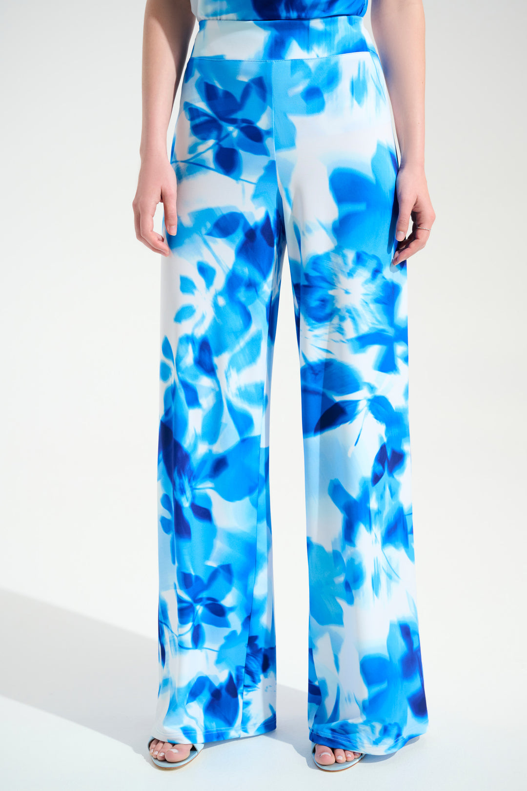 Joseph Ribkoff Floral Print Wide Leg Pants Style 261773