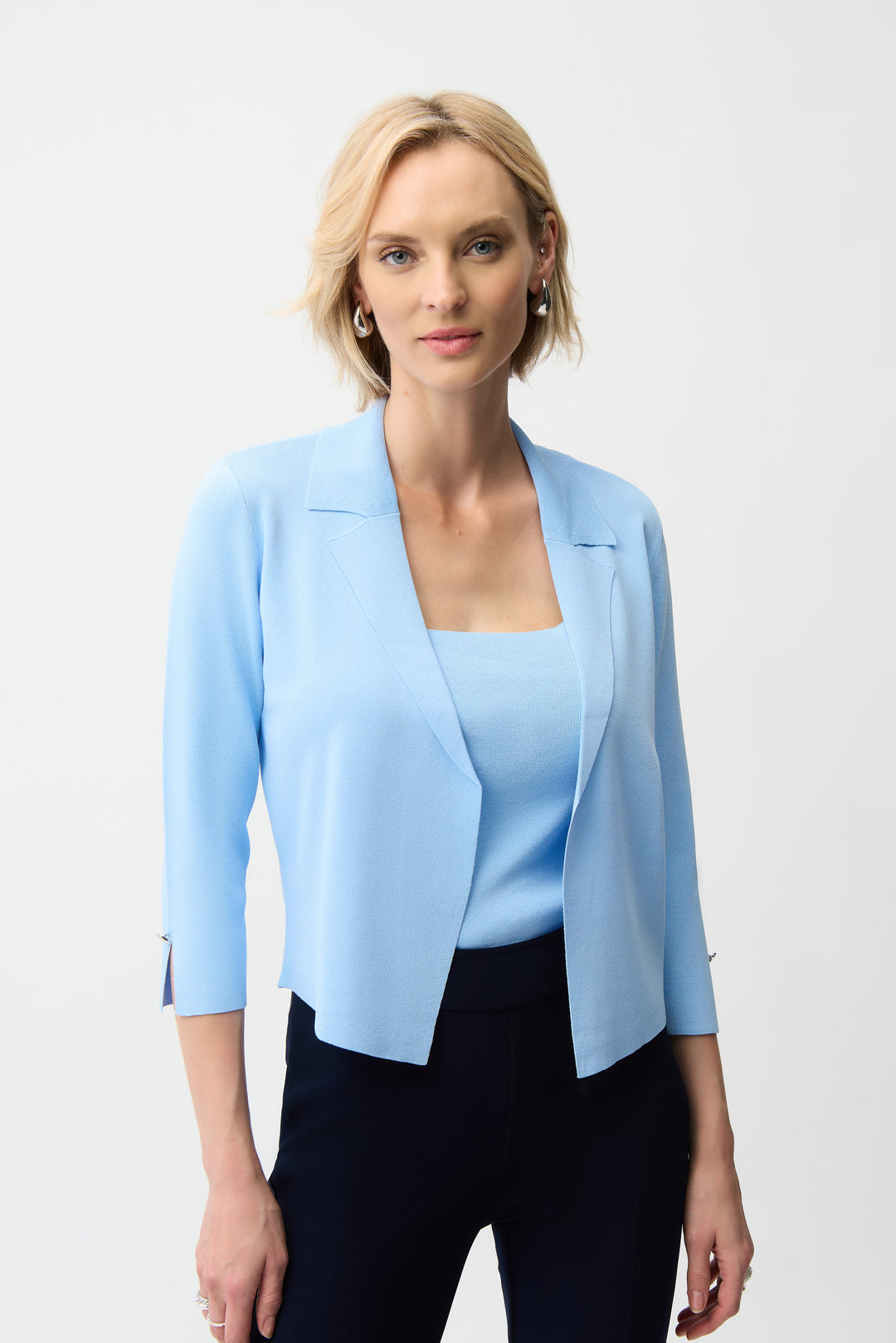 Joseph Ribkoff Viscose Blend Open-Front Cardigan Style 261920.