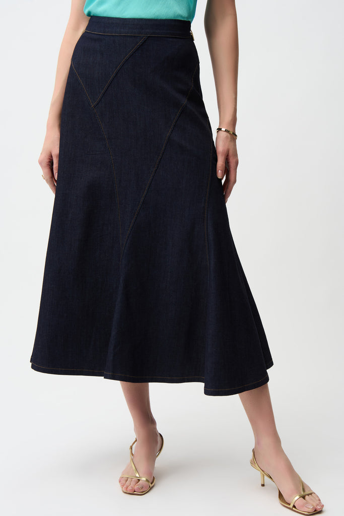 【COG THE BIG SMOKE】JENIFFER FLAIR SKIRT 37 JENIFFER FLAIR SKIRT / SILKY SATIN JERSEY - C12 – COGTHEBIGSMOKE