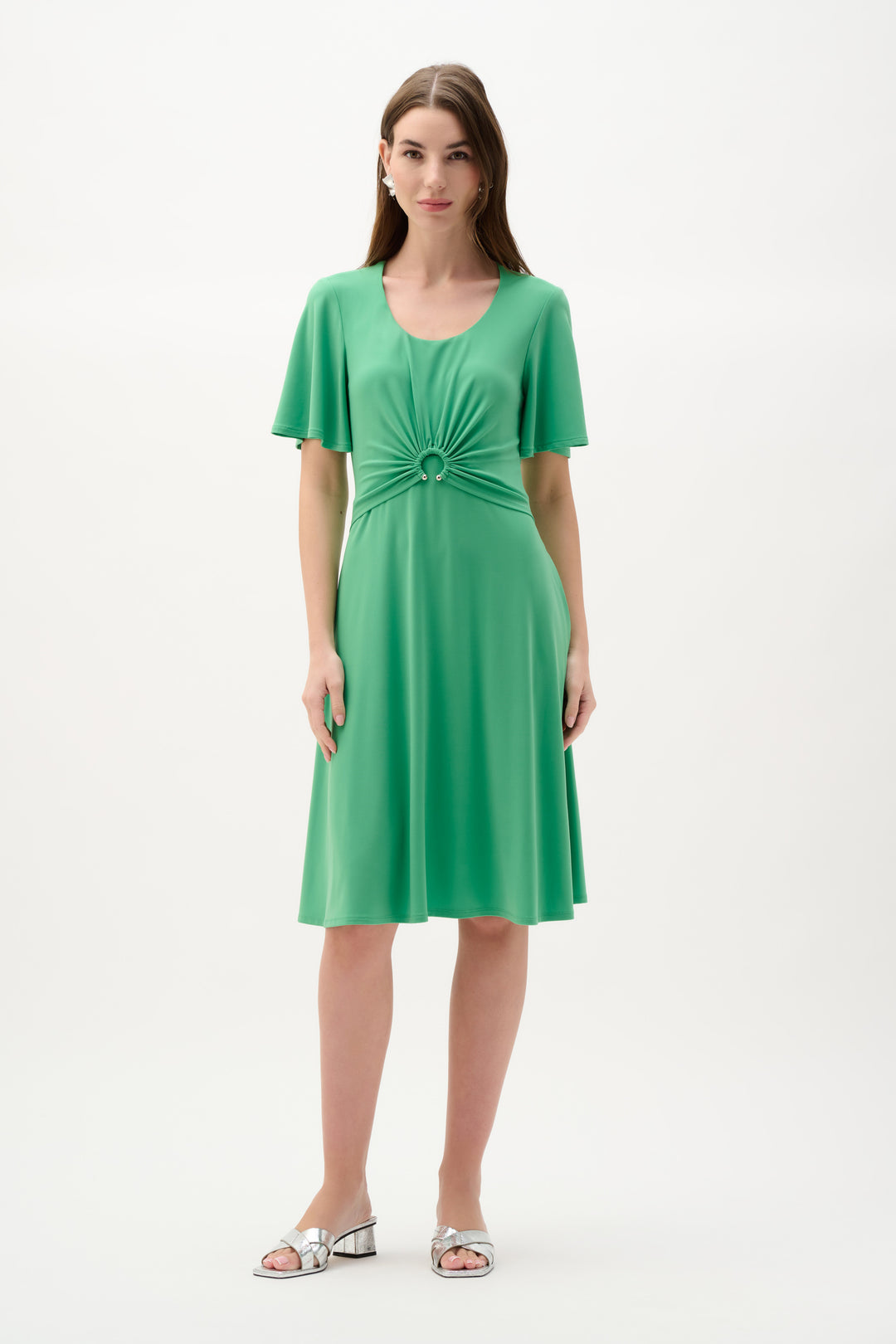 Joseph Ribkoff Fit & Flare Dress With Bell Sleeves Style 262034 DECABANA Joseph Ribkoff Fit & Flare Dress With Bell Sleeves Style 262034 DECABANA