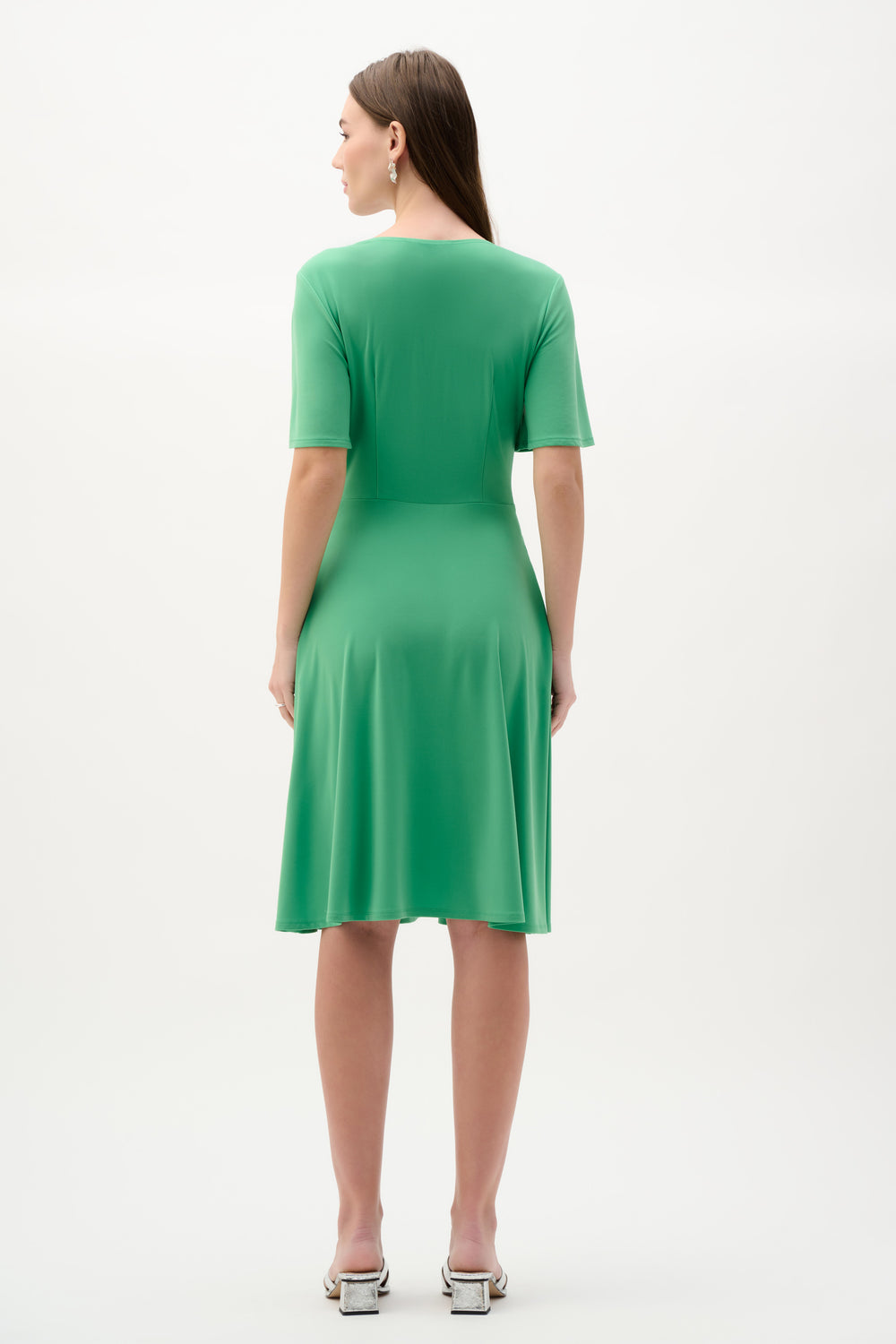 Joseph Ribkoff Fit & Flare Dress With Bell Sleeves Style 262034 DECABANA Joseph Ribkoff Fit & Flare Dress With Bell Sleeves Style 262034 DECABANA
