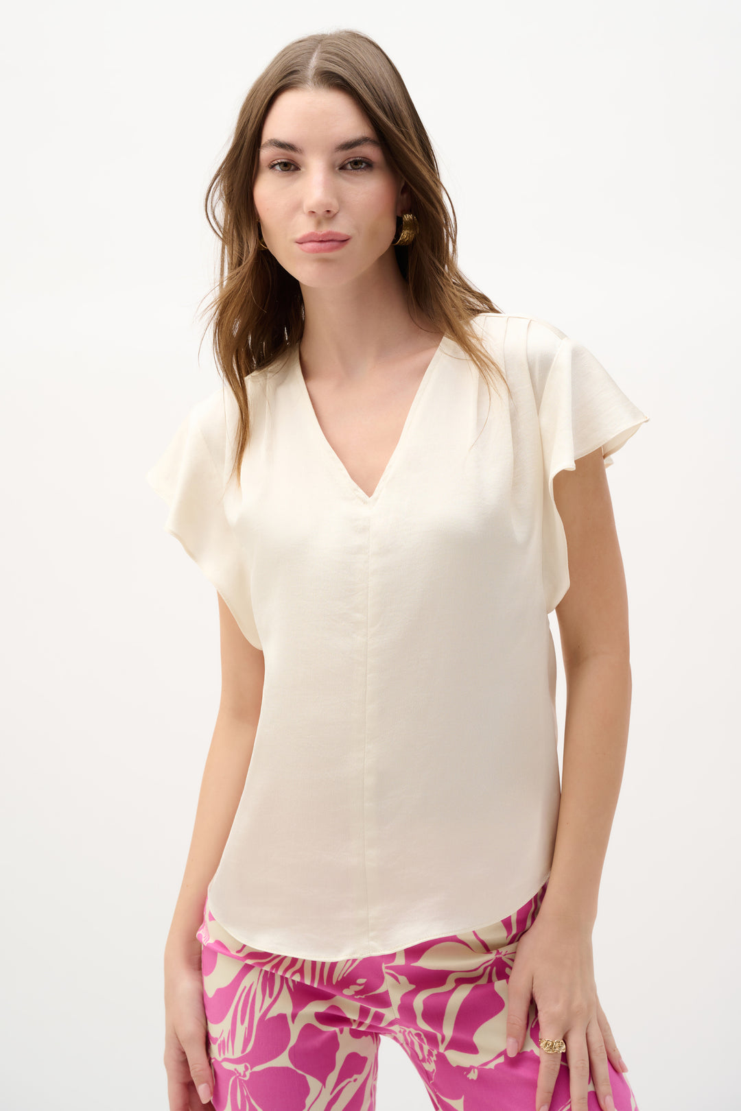 Joseph Ribkoff Top With Butterfly Sleeves Style 262086