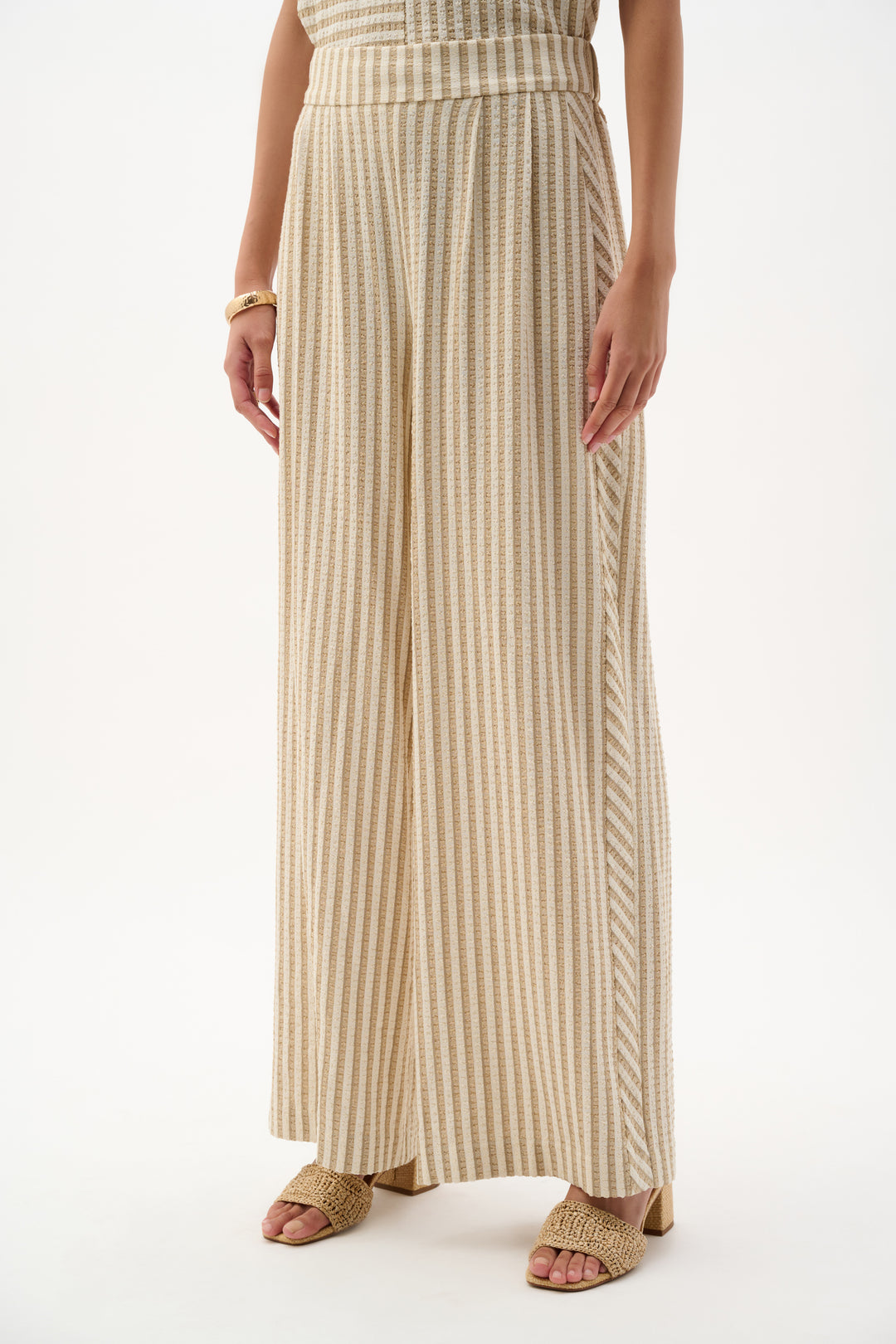 Joseph Ribkoff Stripe Wide Leg Pull-On Pants Style 262098