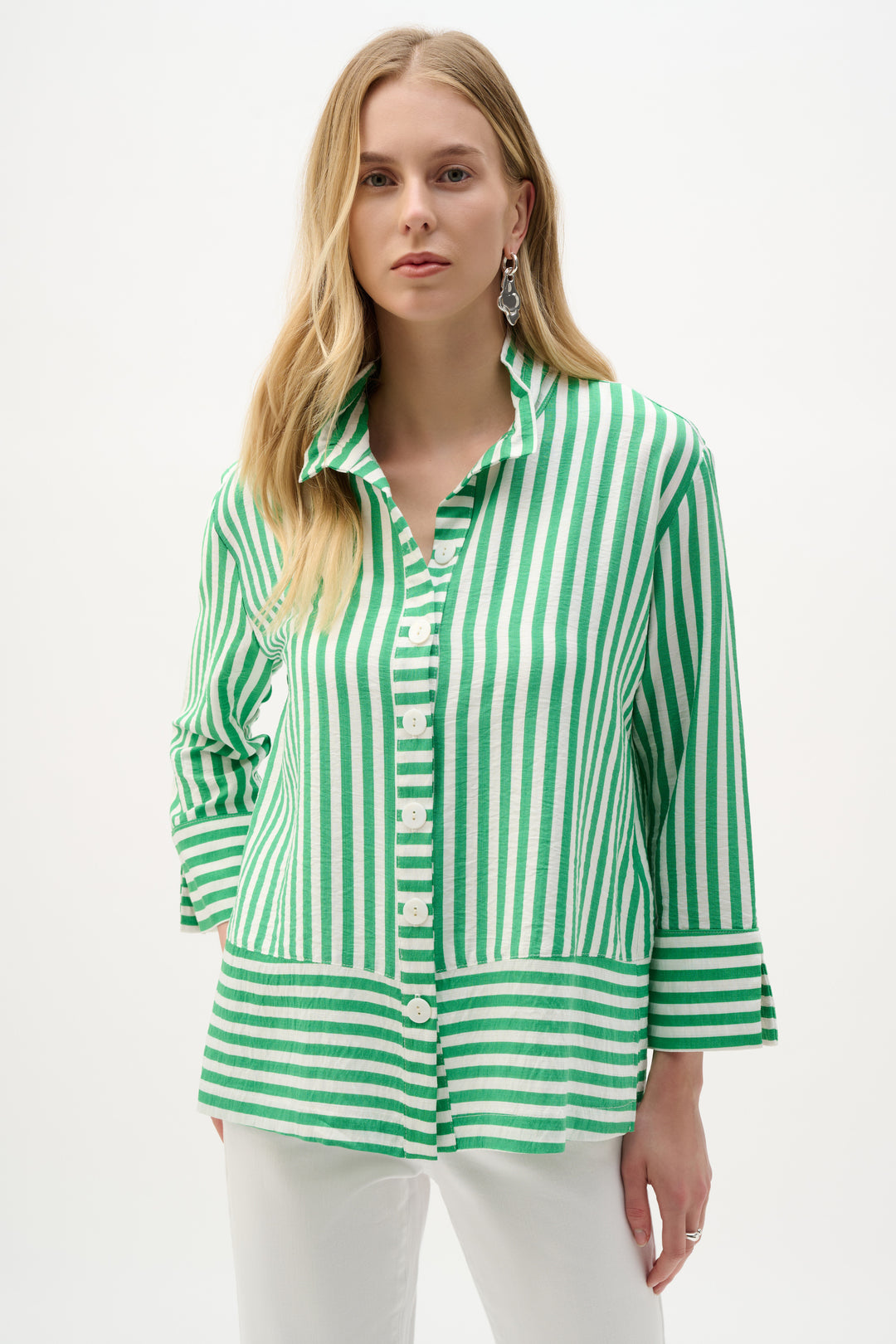 Joseph Ribkoff Stripe Print Straight Jacket Style 262212