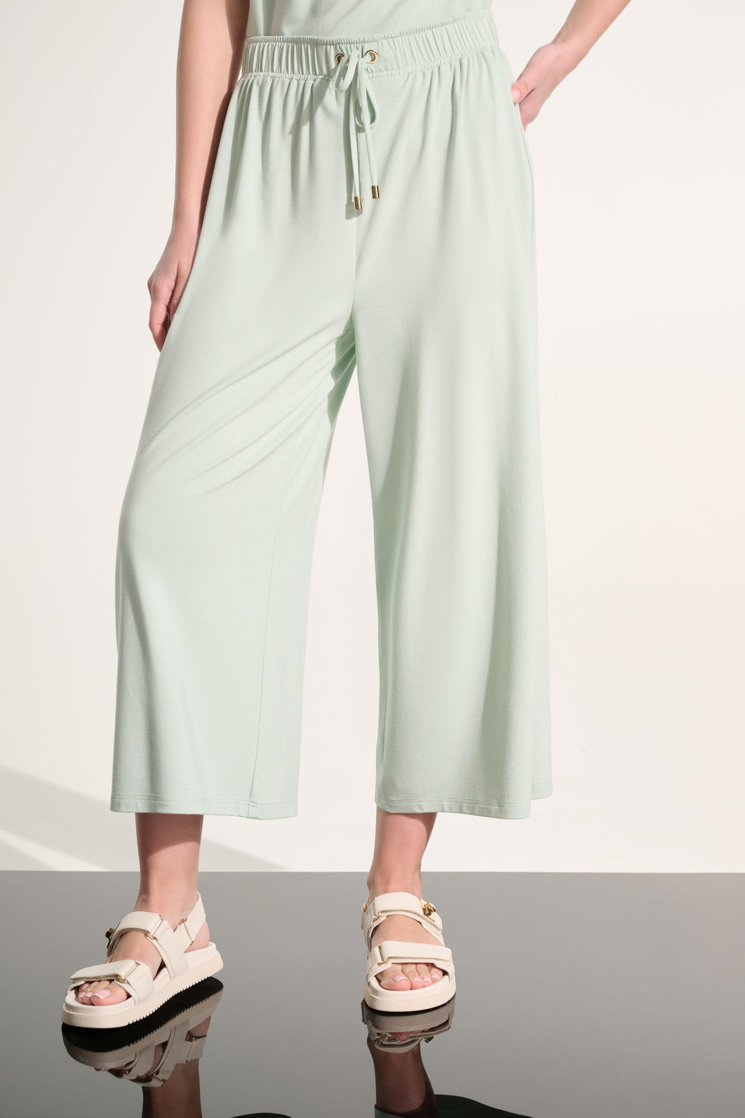 Joseph Ribkoff Pull-On Culotte Pant With Tie Waist Style 262618