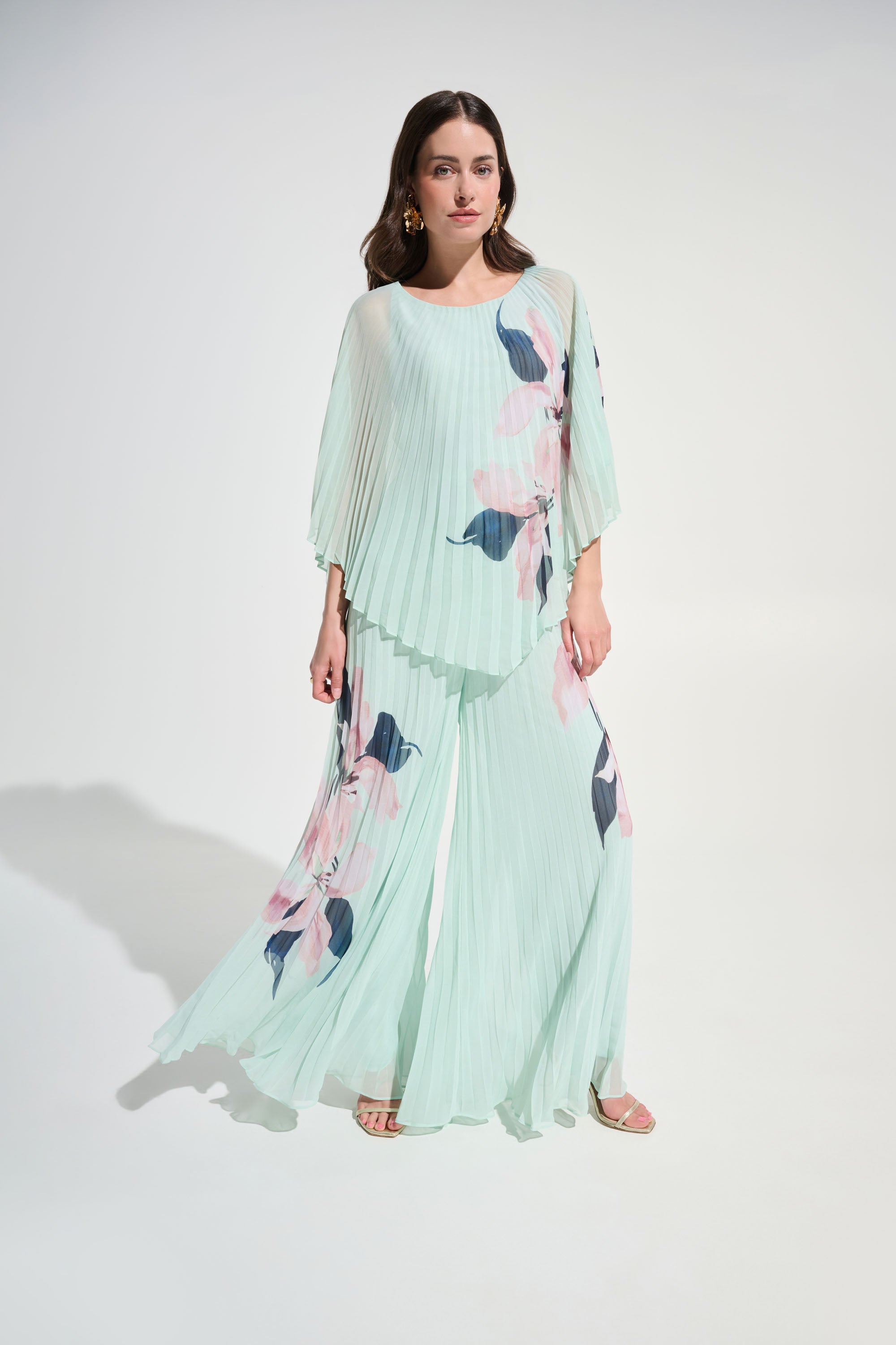 chiffon wide leg dress pants Wide Leg Chiffon Trouser