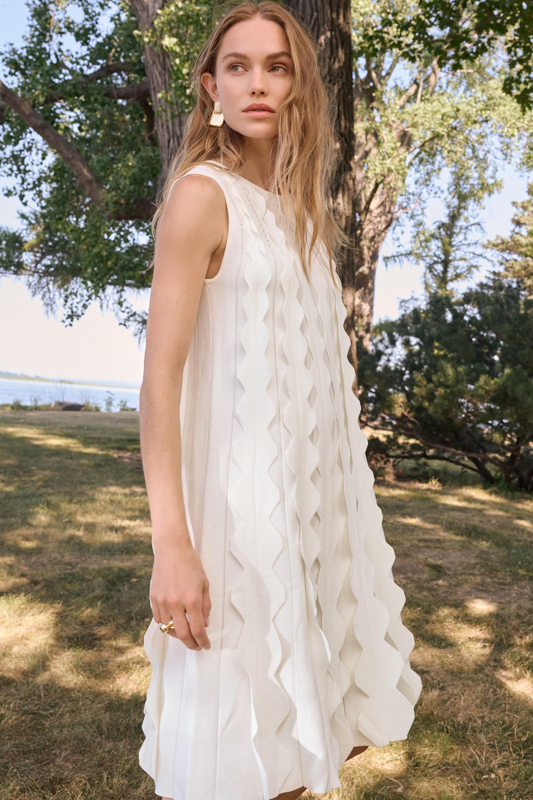 Joseph Ribkoff Sweater Knit Sleeveless A-Line Dress Style 262961 DECABANA Joseph Ribkoff Sweater Knit Sleeveless A-Line Dress Style 262961 DECABANA