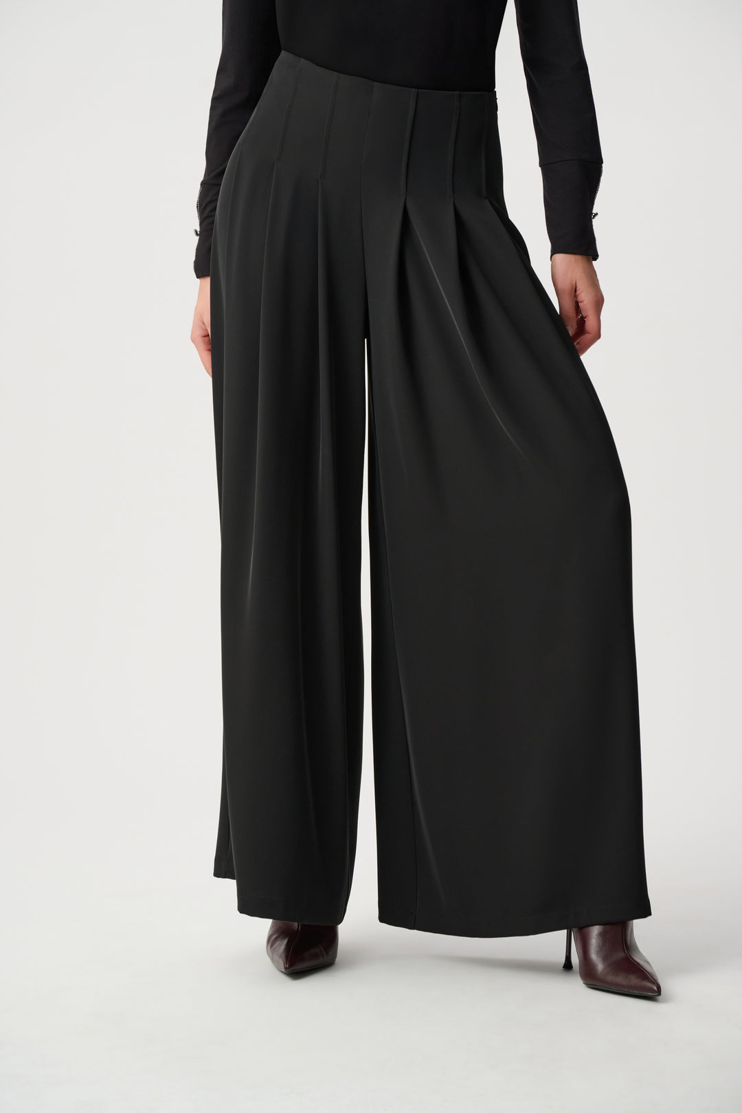 Joseph Ribkoff Pleated Wide-Leg Pants Style 263040