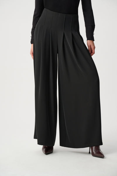 Joseph Ribkoff Pleated Wide-Leg Pants Style 263040 – DECABANA
