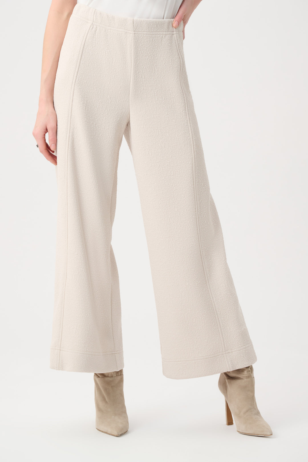 Joseph Ribkoff Textured Culotte Pants With Pin-Tuck Detail Style 263047