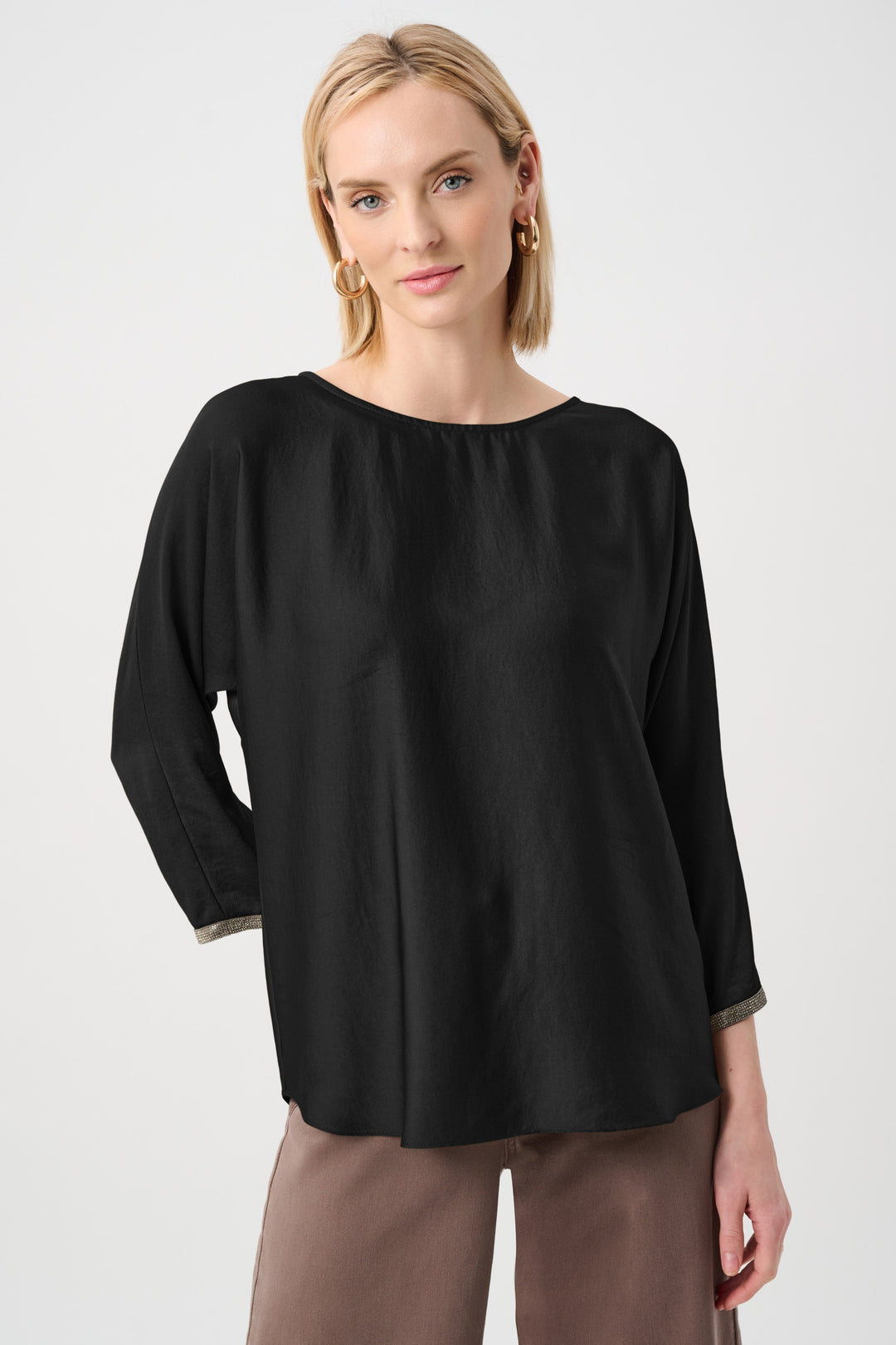 Joseph Ribkoff 3/4 Dolman Sleeve Boat-Neck Tunic Style 263069
