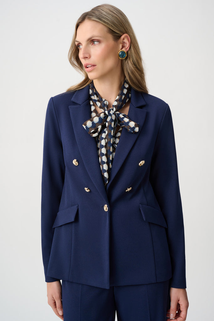Joseph Ribkoff Scuba Crepe Fitted Blazer Style 263086 – DECABANA