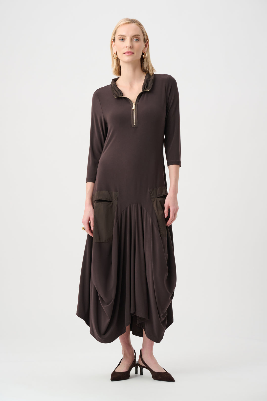 Joseph Ribkoff Midi Cocoon Dress Style 263159