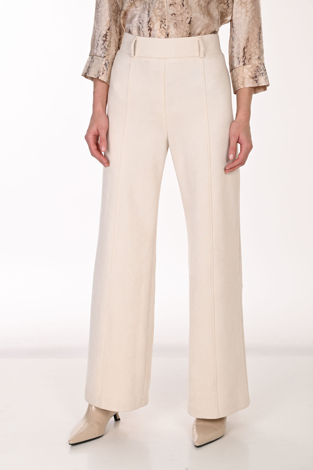Frank Lyman High-Waisted Belted Wide-Leg Trousers Style 263379