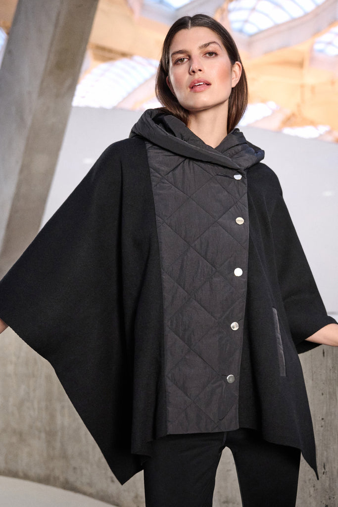 Joseph Ribkoff Quilted Poncho Jacket Style 263627 – DECABANA