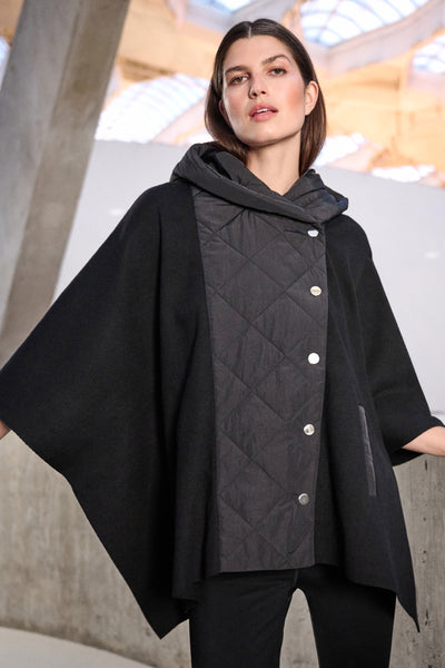 Joseph Ribkoff Quilted Poncho Jacket Style 263627 – DECABANA
