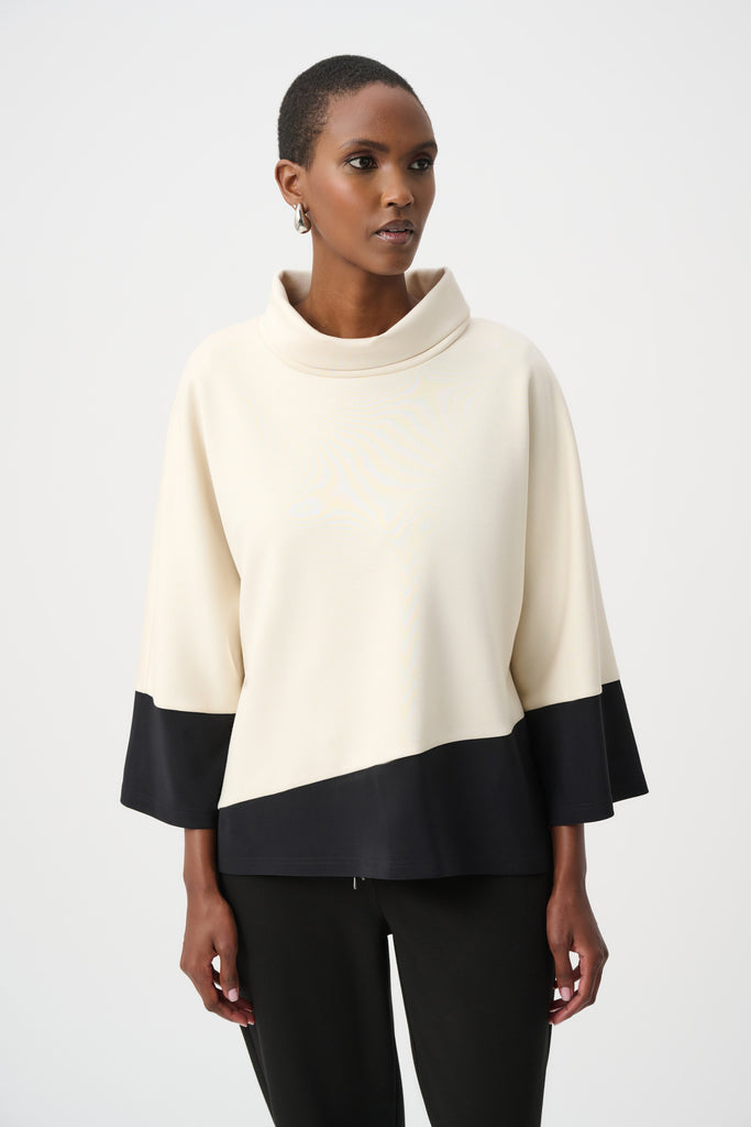 Joseph Ribkoff Color Block Trapeze Top Style 263641 – DECABANA