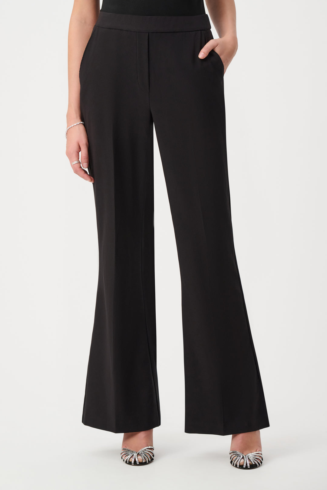 Joseph Ribkoff Signature Lux Twill Flared Pull-On Pants Style 263746