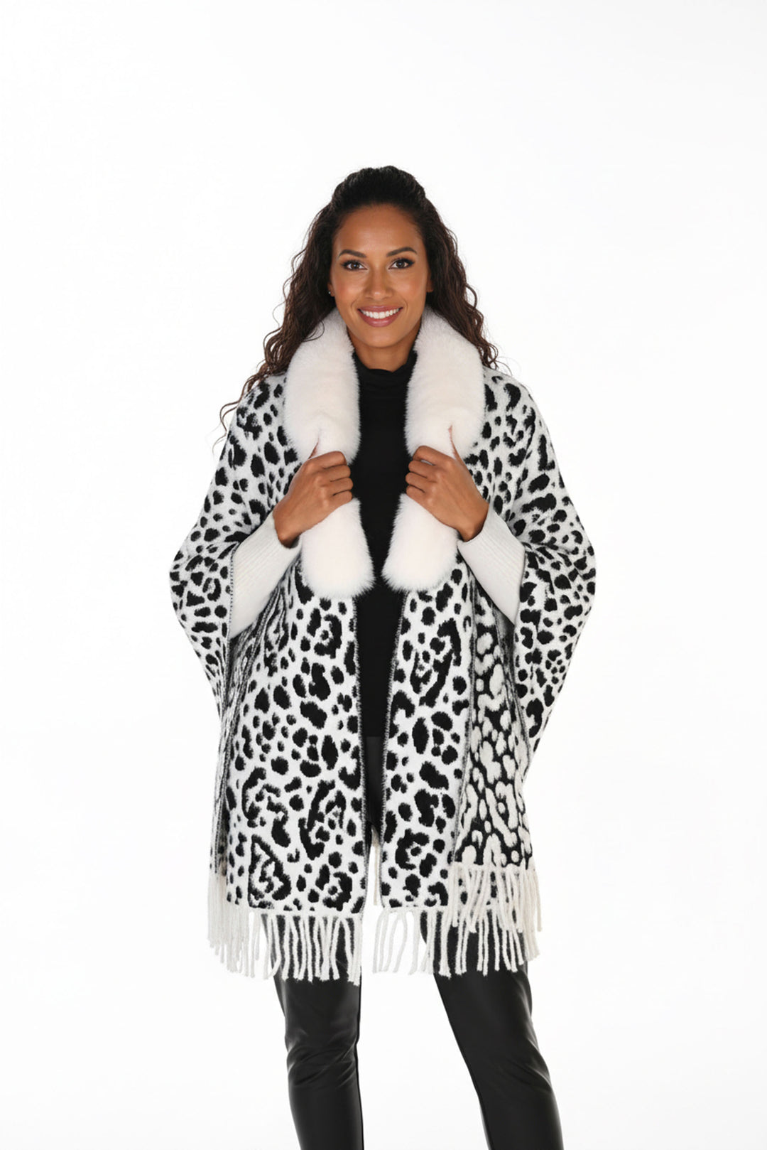 Frank Lyman Animal Print Cape Style 263806