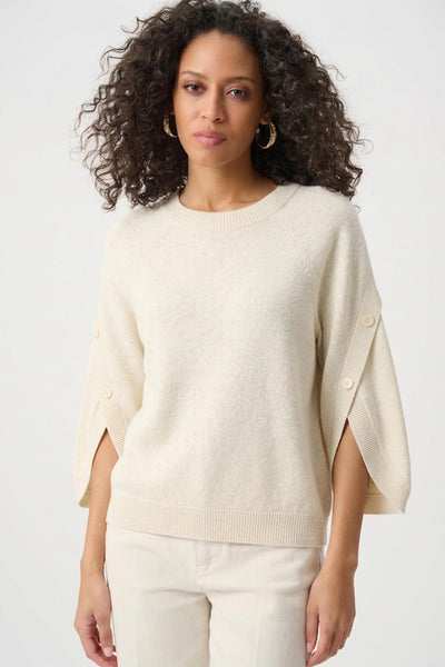 Joseph Ribkoff Brushed Knit Tulip Sleeve Sweater Style 263935