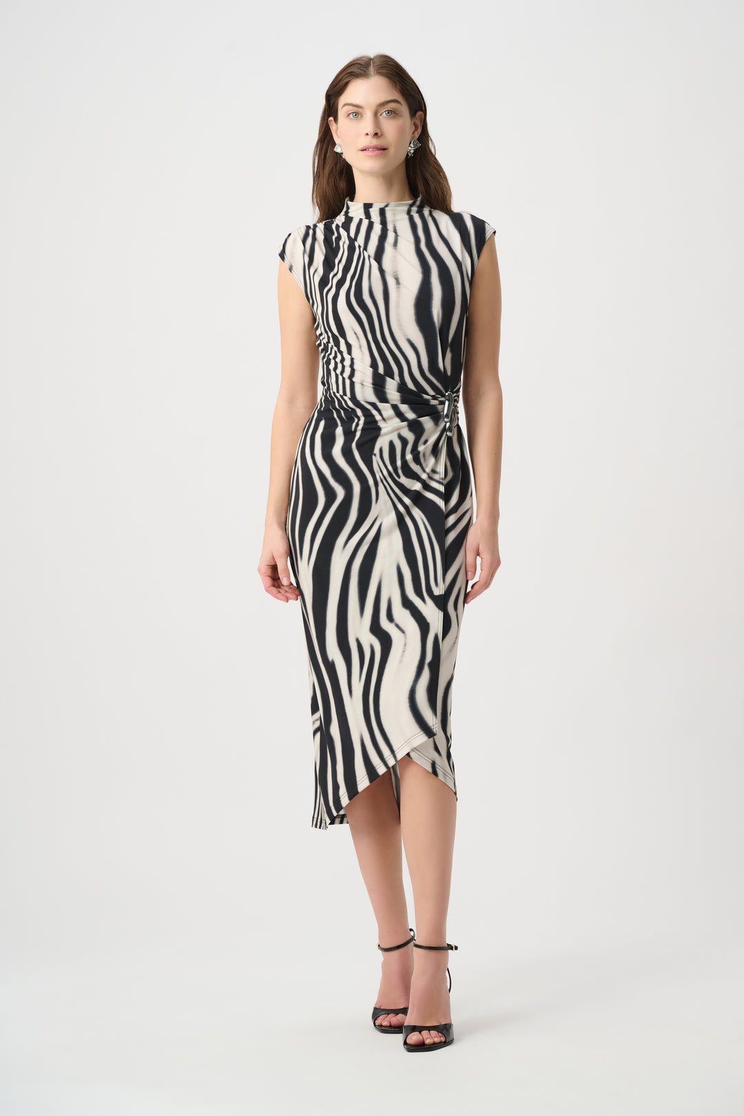 Joseph Ribkoff Animal Print Wrap Dress Style 264051
