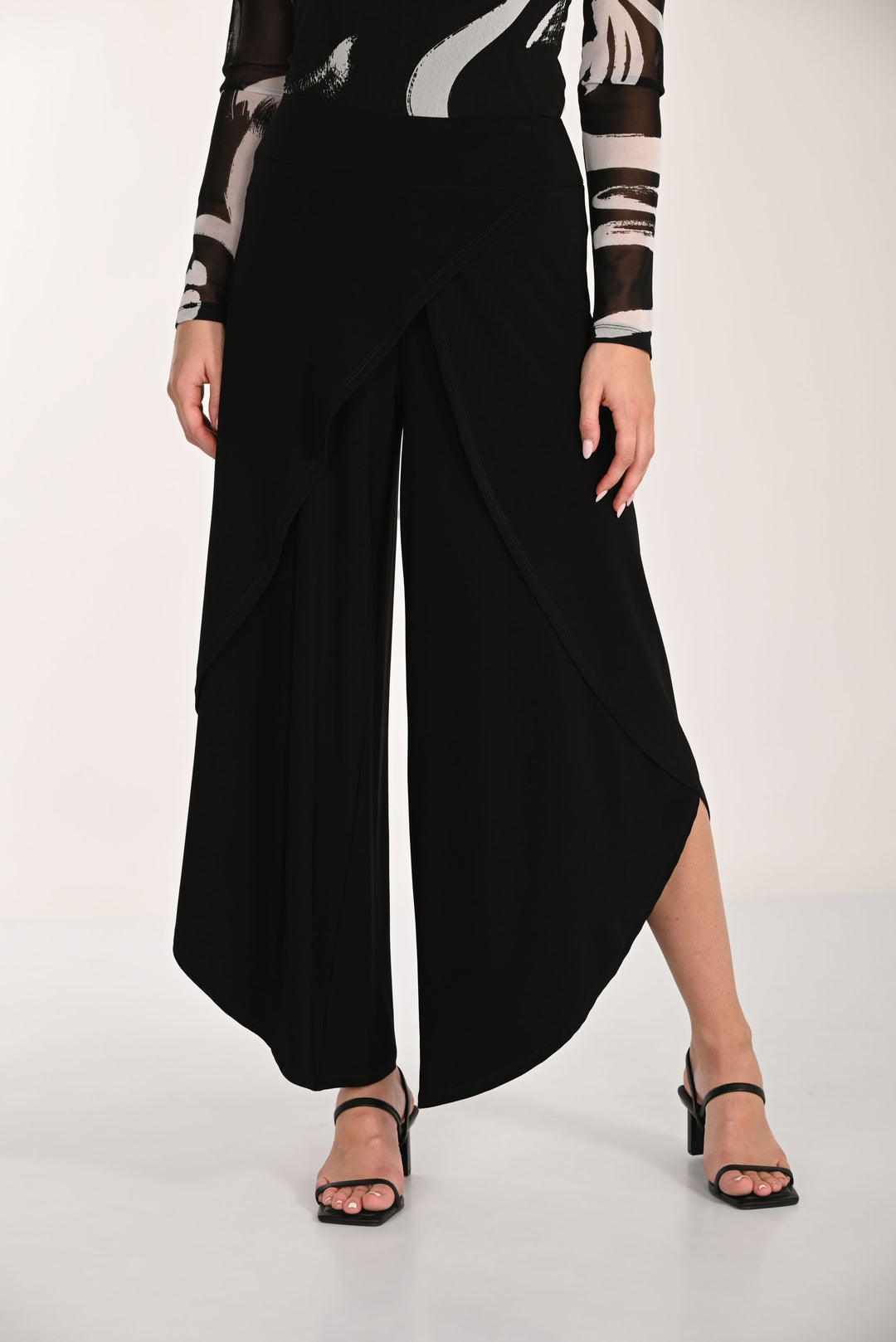 Frank Lyman High-Waist Wide-Leg Trousers Style 266004