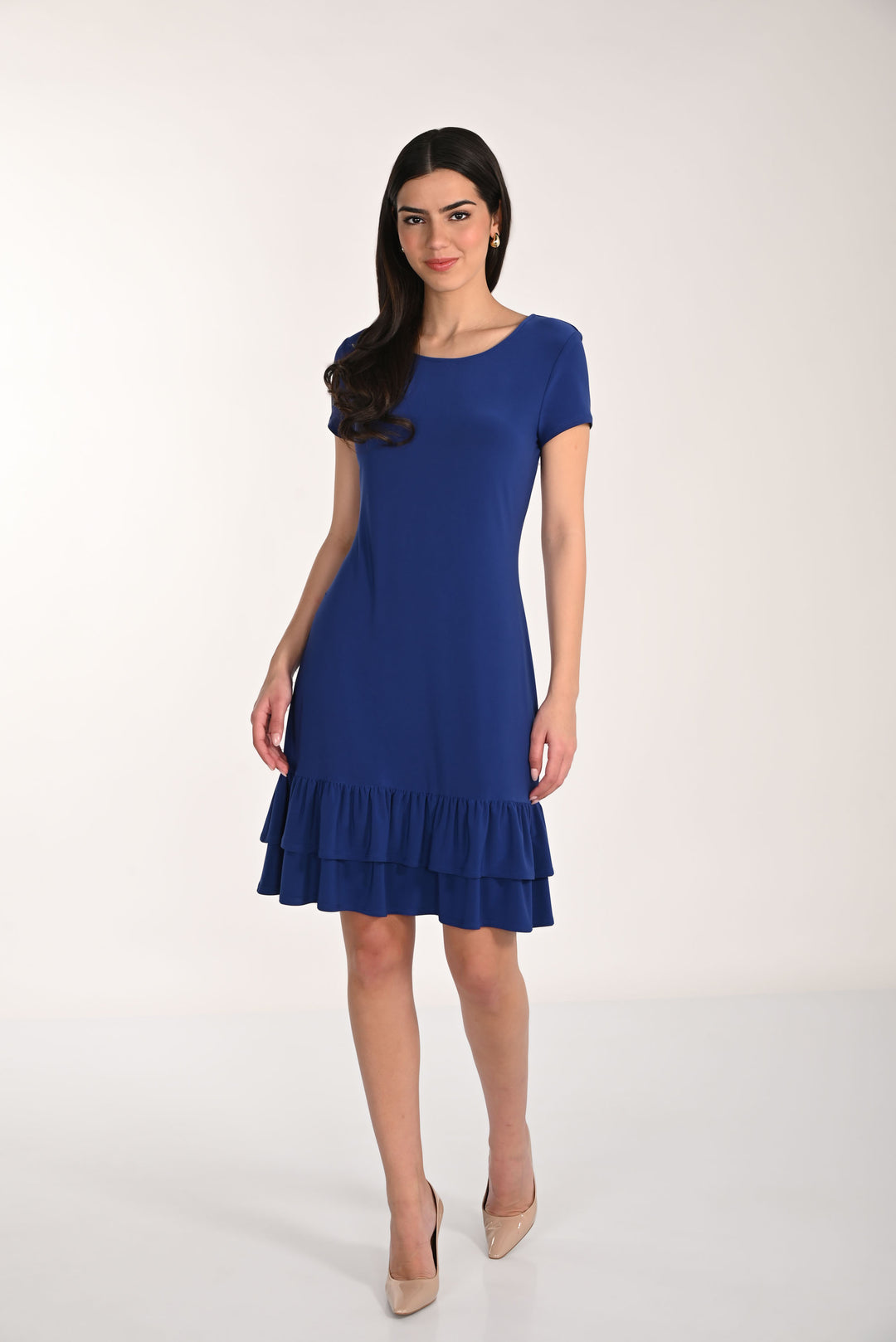 Frank Lyman Casual Short Sleeve A-line Dress Style 266015