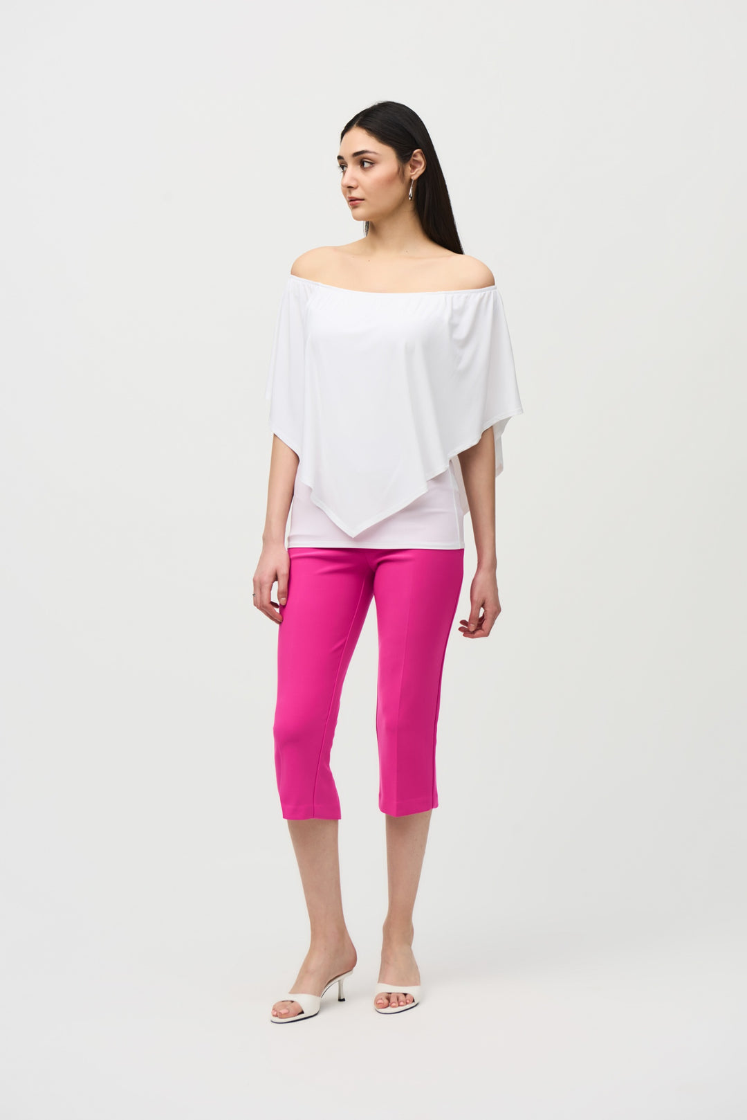 Joseph Ribkoff Ultra Pink Cropped Pant Style C143105