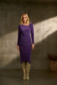 Joseph Ribkoff Mystic Draped Sheath Dress Style 243169