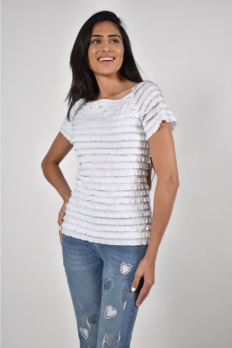 Frank Lyman White Top Style 221556-FL